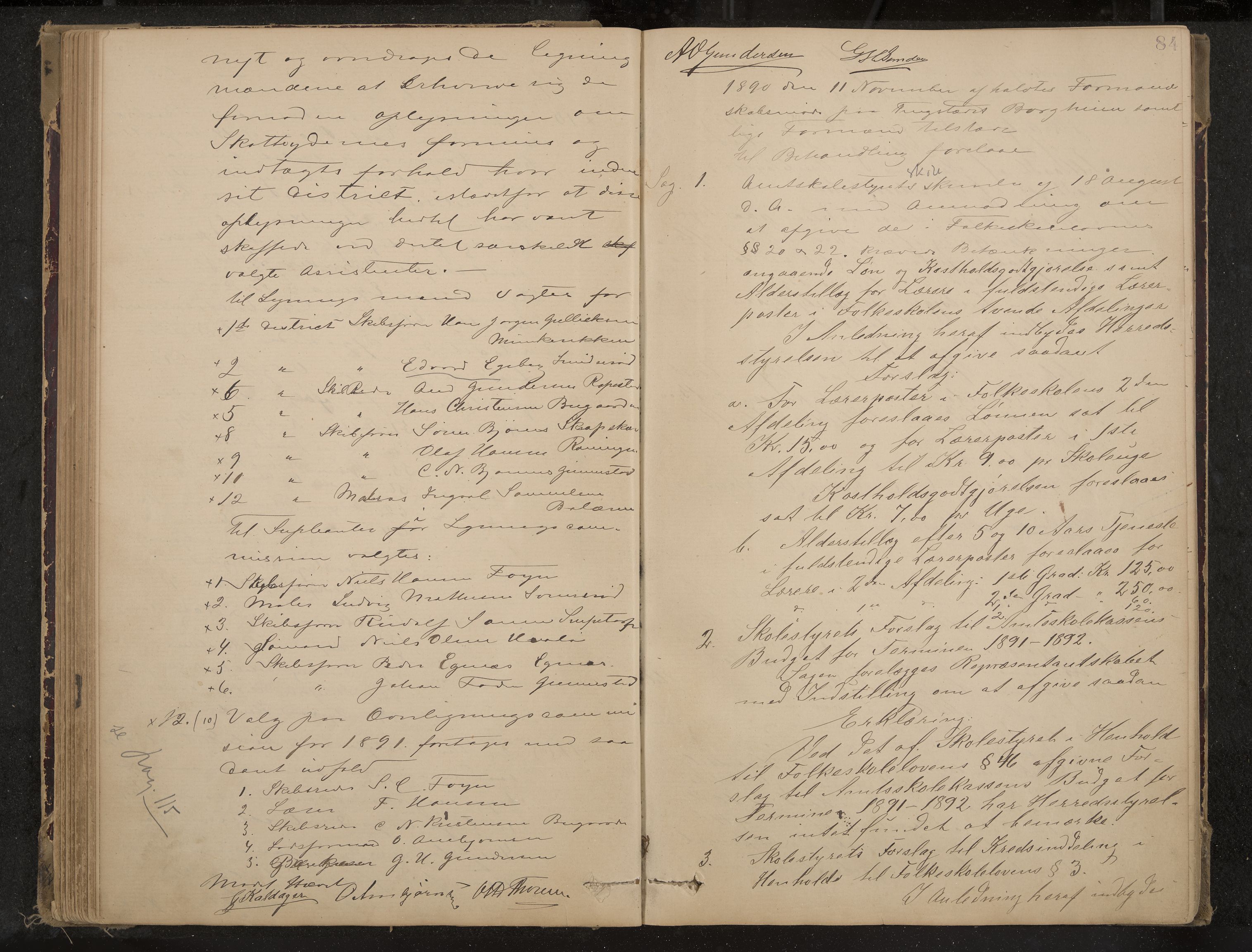 Nøtterøy formannskap og sentraladministrasjon, IKAK/0722021-1/A/Aa/L0004: Møtebok, 1887-1896, p. 84