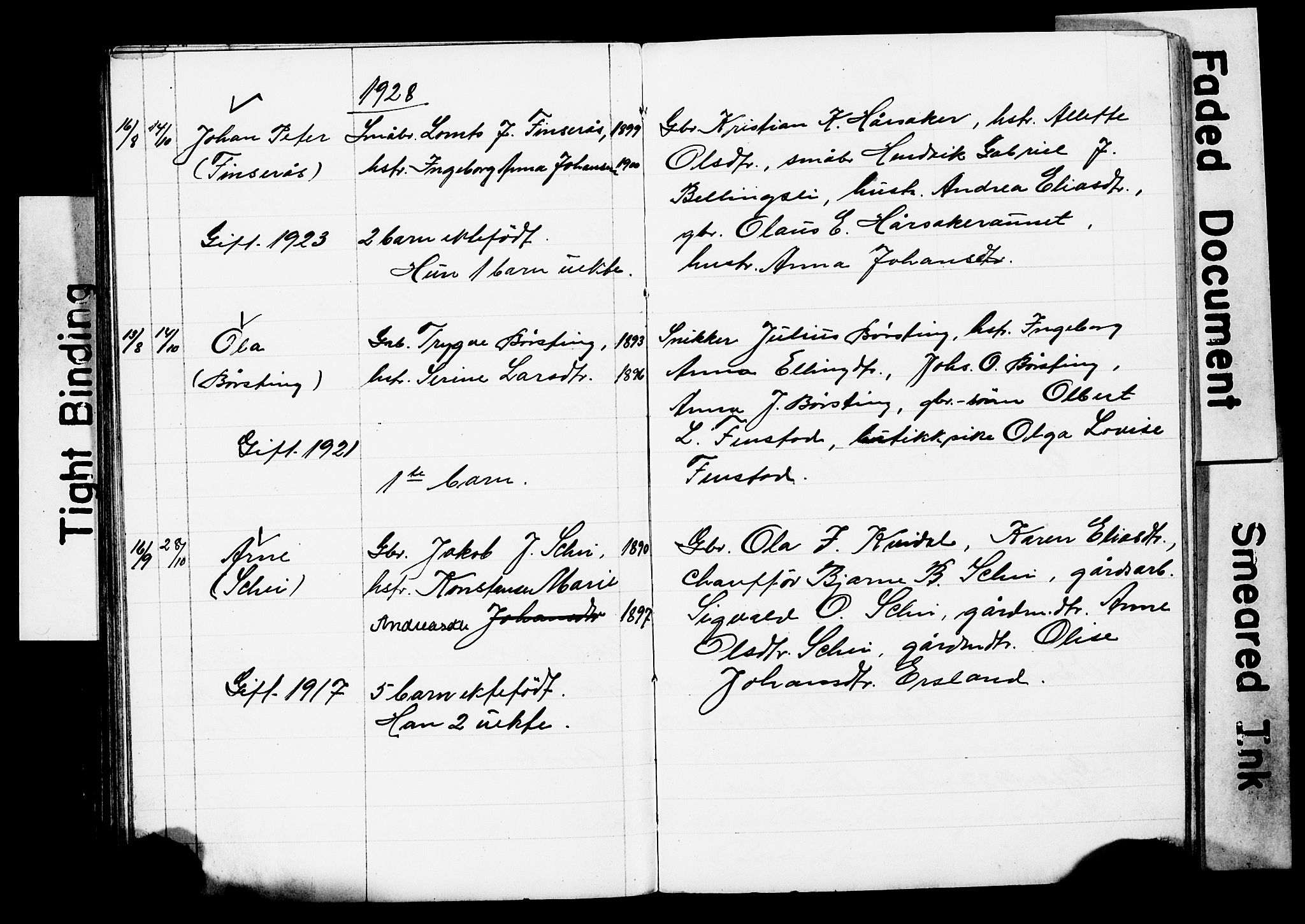 Ministerialprotokoller, klokkerbøker og fødselsregistre - Sør-Trøndelag, SAT/A-1456/646/L0631: Parish register (copy) no. 646C04, 1917-1930