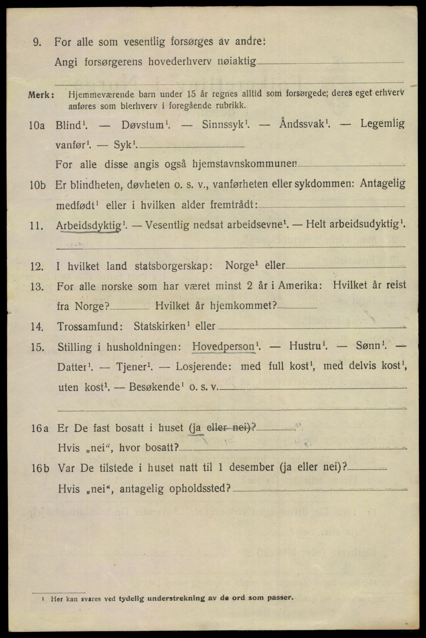 SAKO, 1920 census for Porsgrunn, 1920, p. 18894