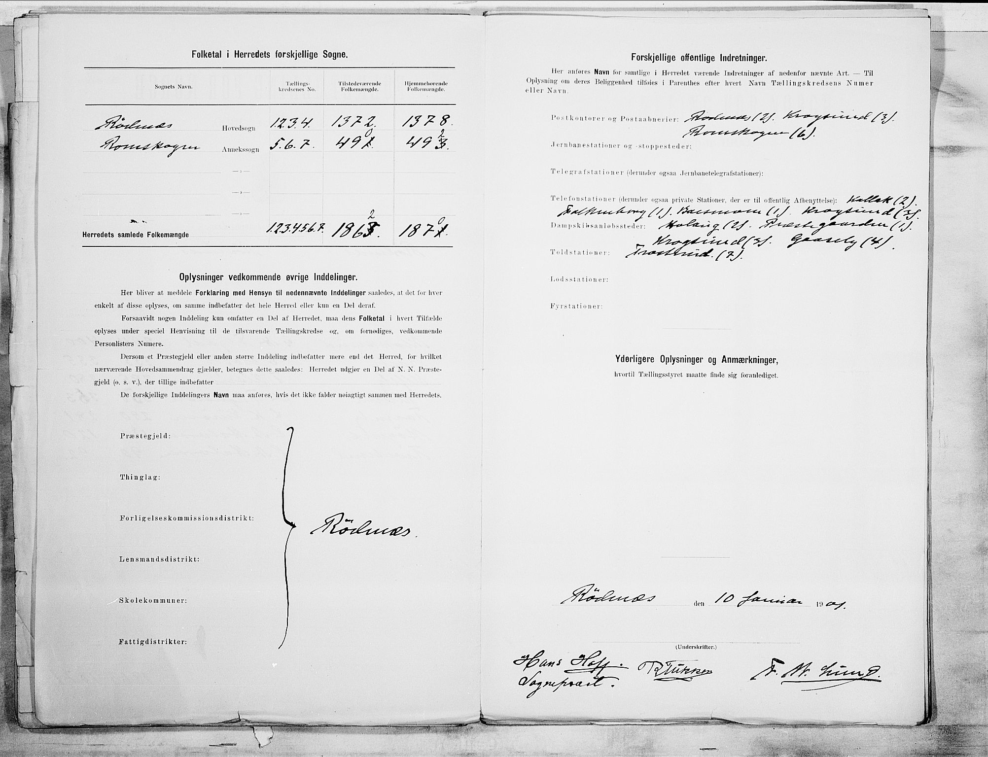 SAO, 1900 census for Rødenes, 1900, p. 3