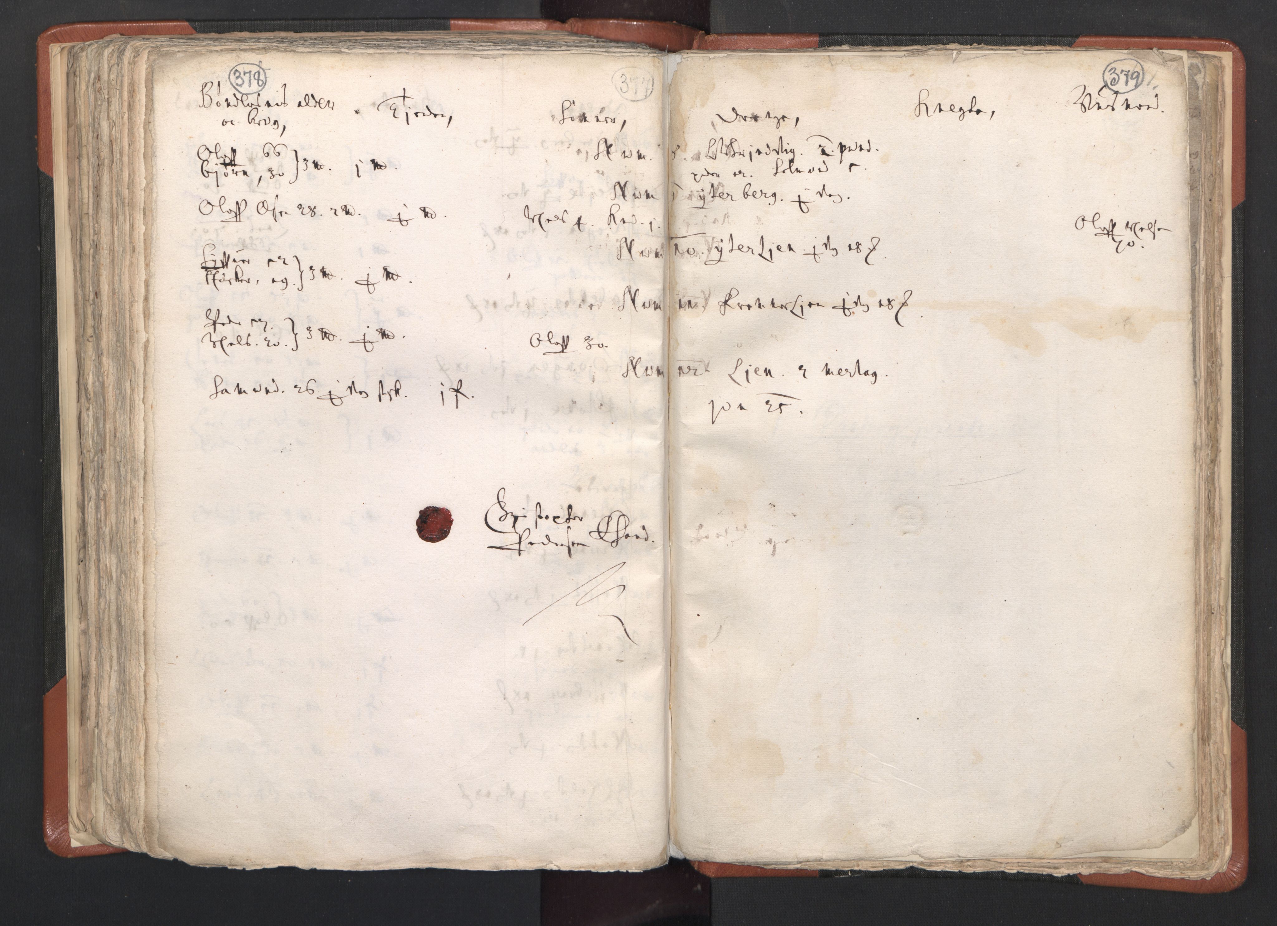 RA, Vicar's Census 1664-1666, no. 26: Sunnmøre deanery, 1664-1666, p. 378-379