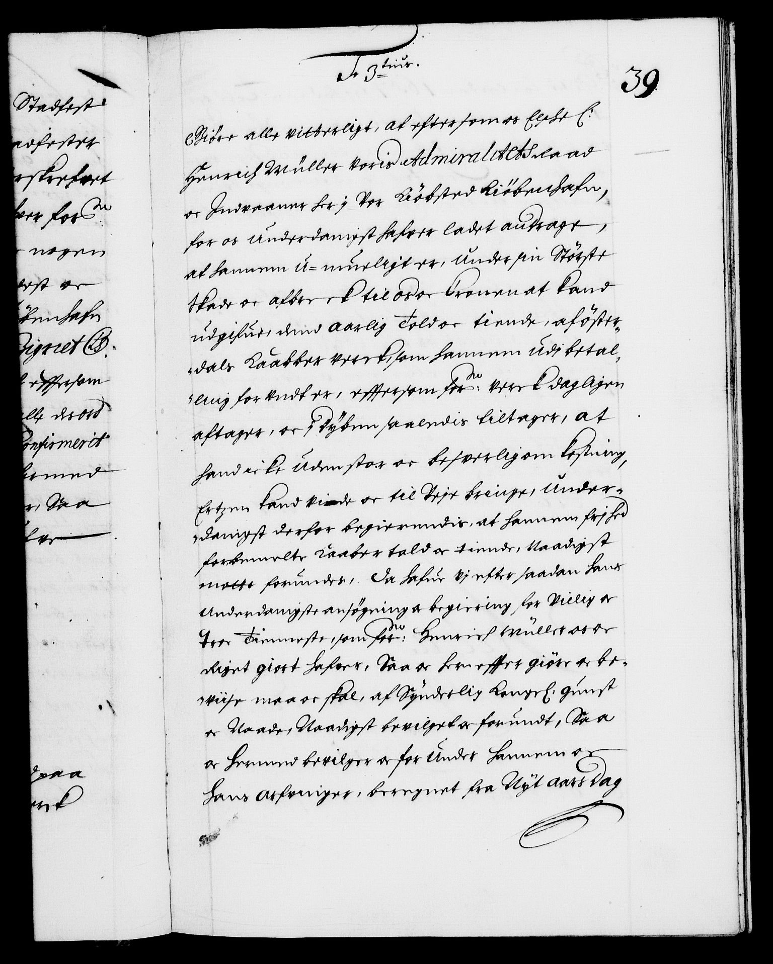 Danske Kanselli 1572-1799, RA/EA-3023/F/Fc/Fca/Fcaa/L0009: Norske registre (mikrofilm), 1657-1660, p. 38a