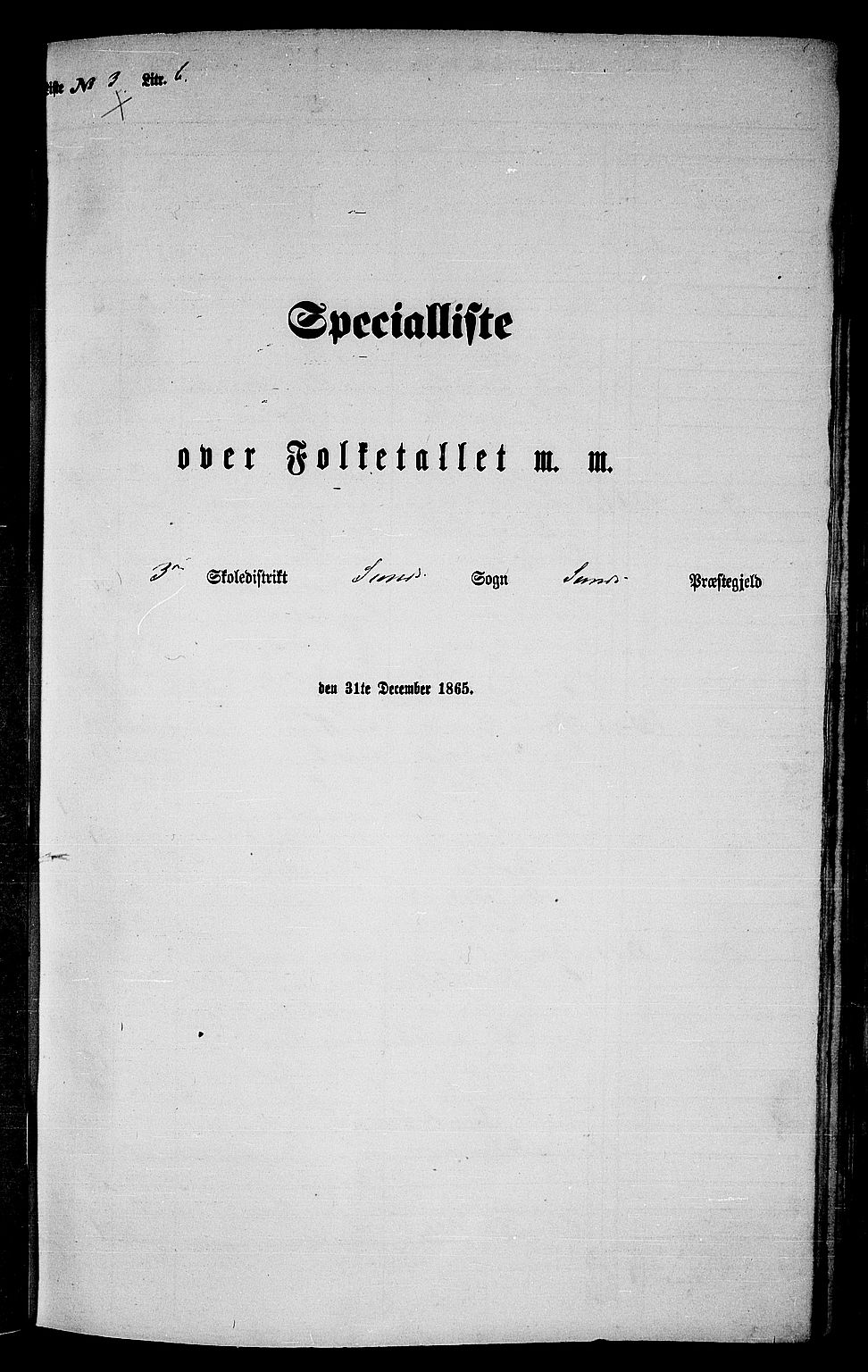 RA, 1865 census for Sund, 1865, p. 58