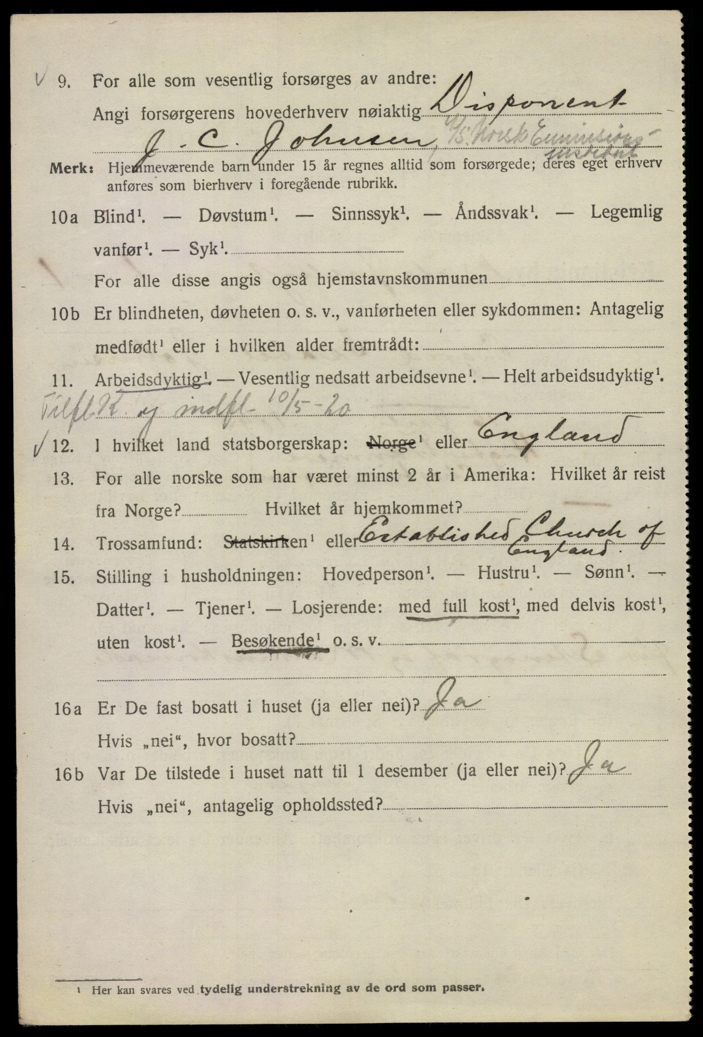 SAO, 1920 census for Kristiania, 1920, p. 414028