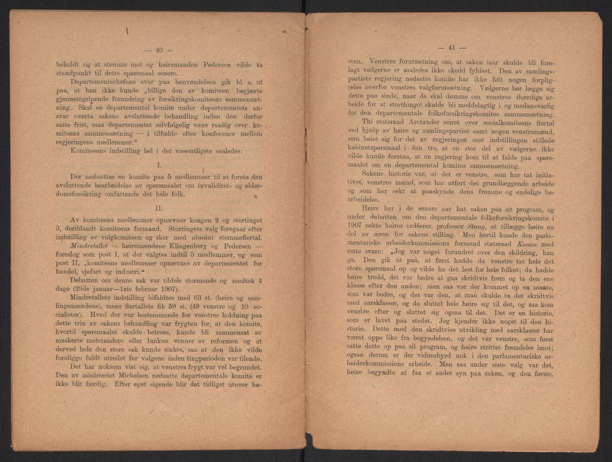 Venstres Hovedorganisasjon, AV/RA-PA-0876/X/L0001: De eldste skrifter, 1860-1936, p. 846