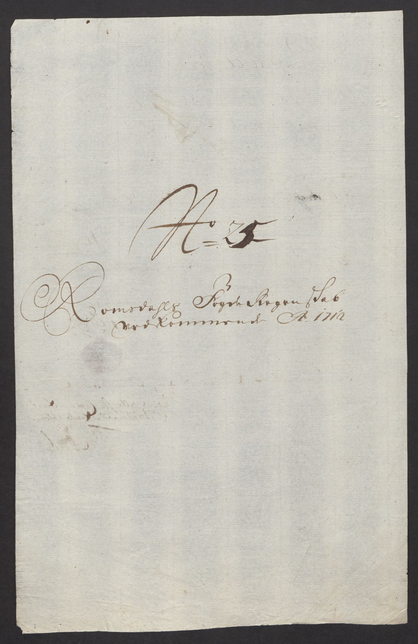 Rentekammeret inntil 1814, Reviderte regnskaper, Fogderegnskap, RA/EA-4092/R55/L3661: Fogderegnskap Romsdal, 1712, p. 175