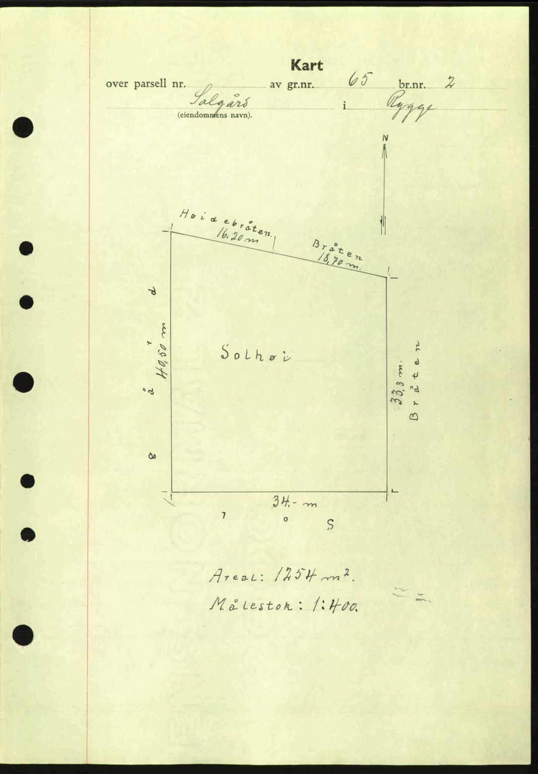 Moss sorenskriveri, SAO/A-10168: Mortgage book no. A9, 1941-1942, Diary no: : 2094/1941