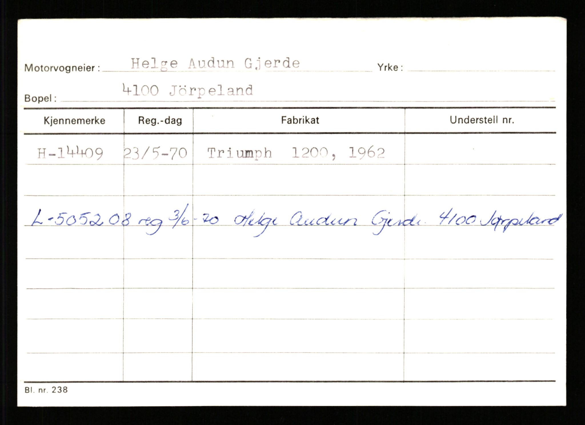 Stavanger trafikkstasjon, AV/SAST-A-101942/0/G/L0003: Registreringsnummer: 10466 - 15496, 1930-1971, p. 2651