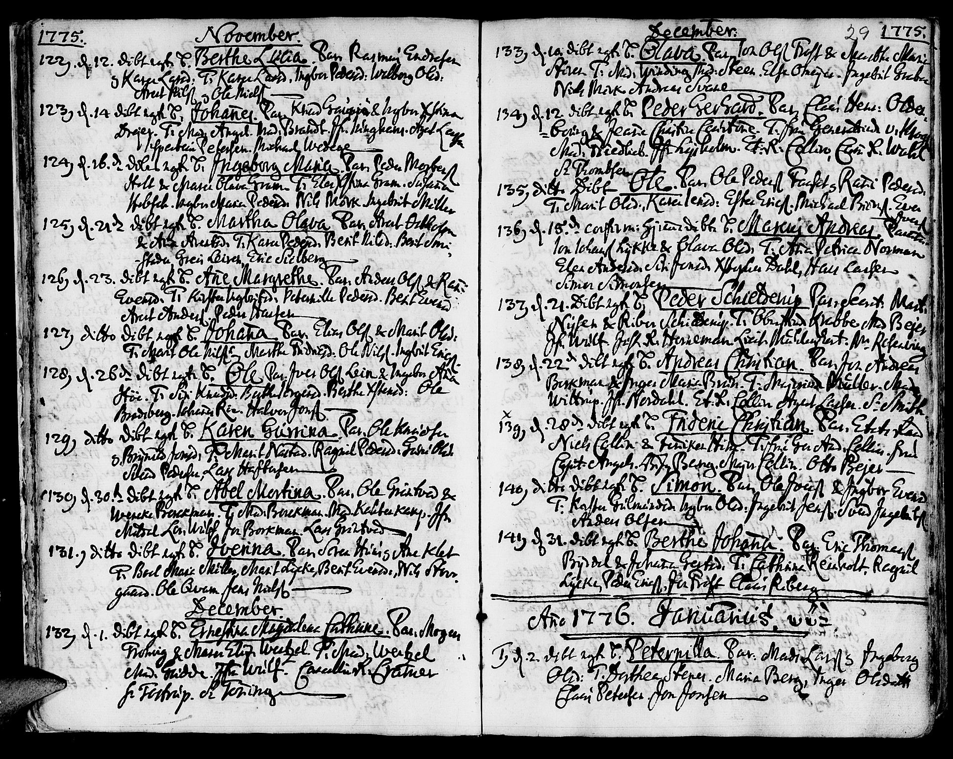 Ministerialprotokoller, klokkerbøker og fødselsregistre - Sør-Trøndelag, SAT/A-1456/601/L0039: Parish register (official) no. 601A07, 1770-1819, p. 29