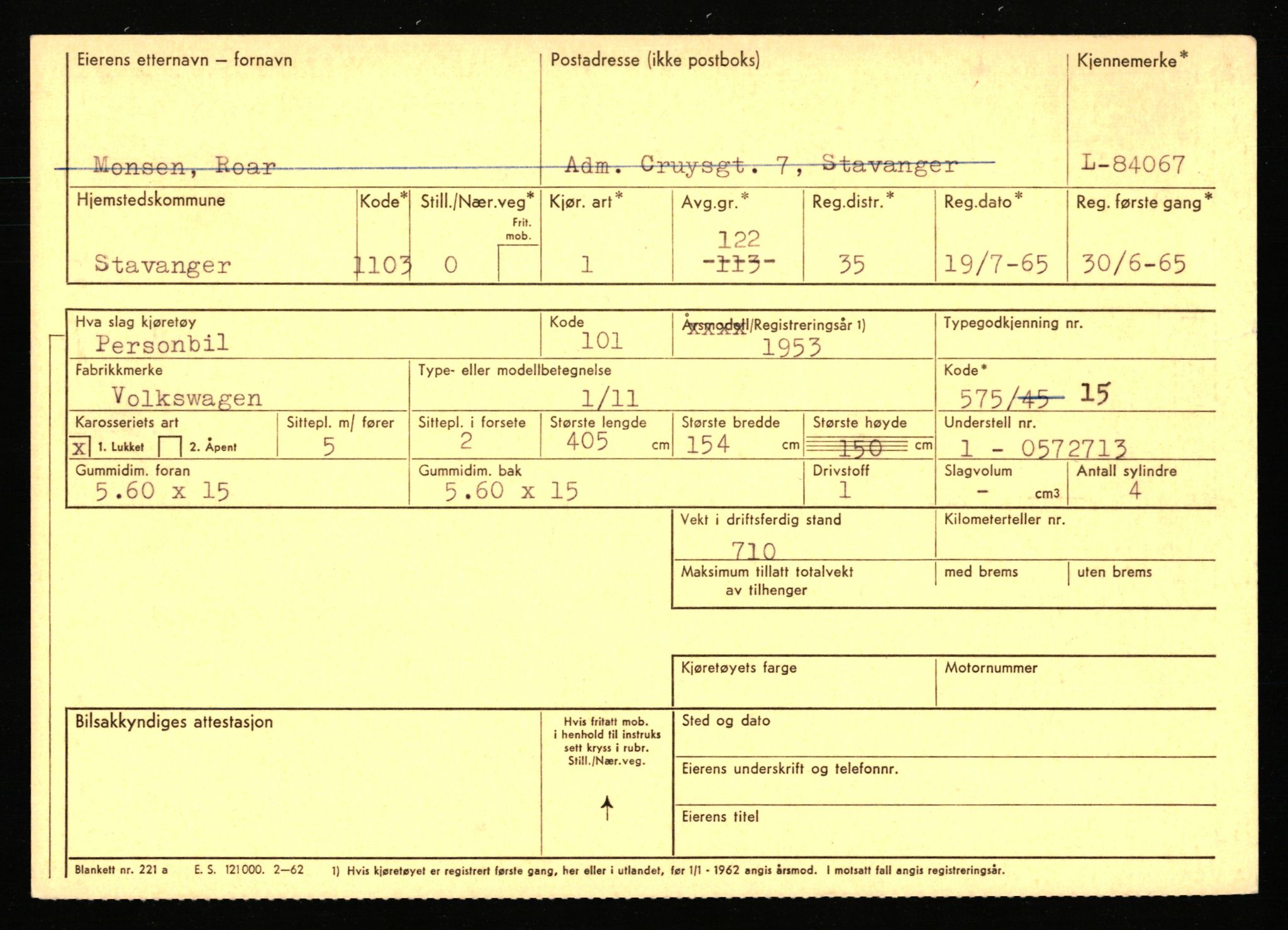 Stavanger trafikkstasjon, AV/SAST-A-101942/0/F/L0072: L-82200 - L-84099, 1930-1971, p. 2145