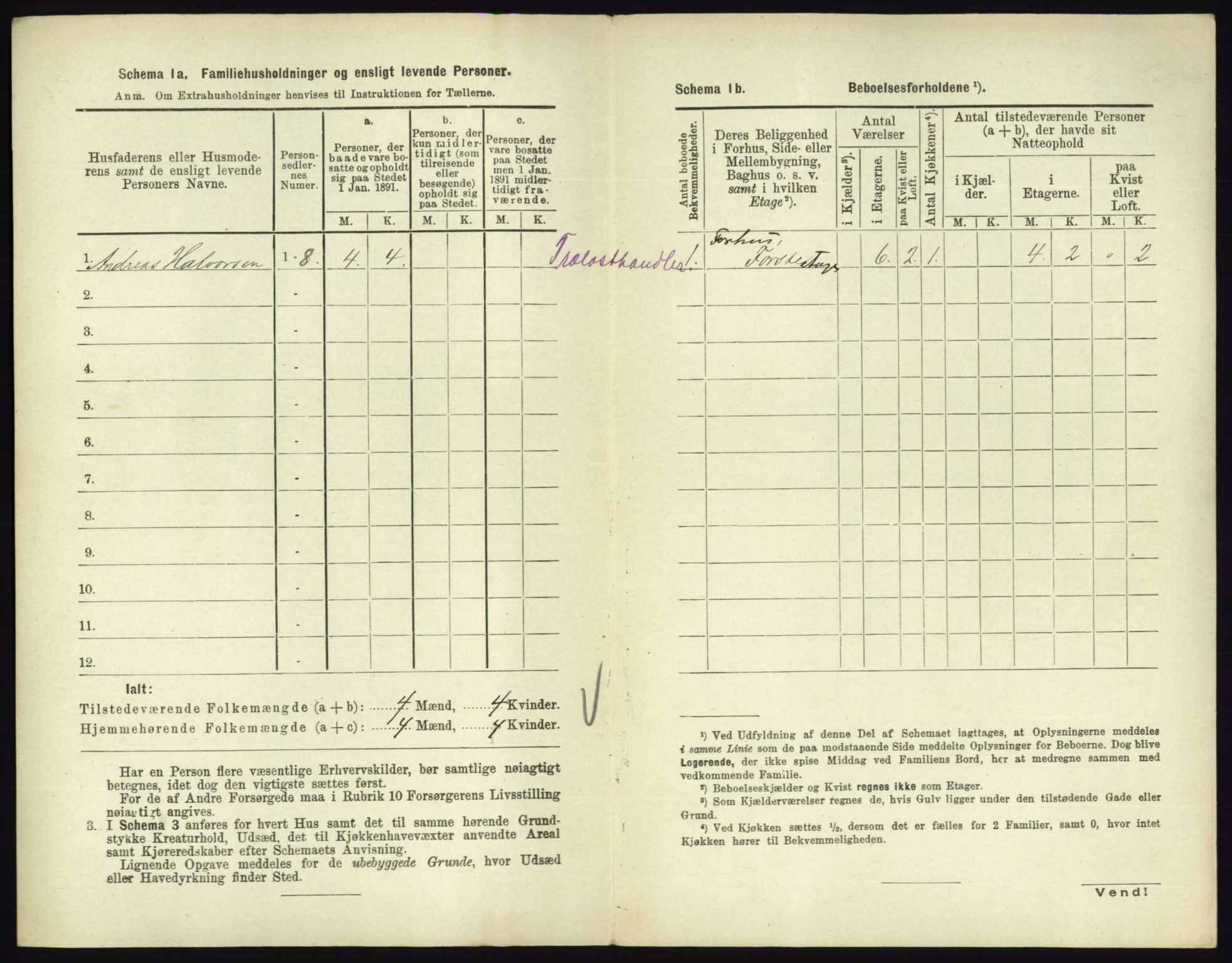 RA, 1891 census for 0705 Tønsberg, 1891, p. 1071