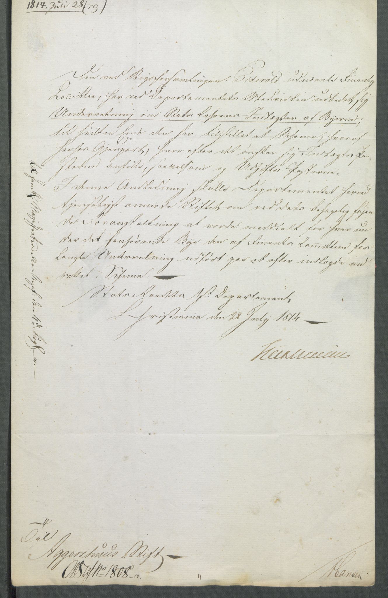 Forskjellige samlinger, Historisk-kronologisk samling, AV/RA-EA-4029/G/Ga/L0009B: Historisk-kronologisk samling. Dokumenter fra oktober 1814, årene 1815 og 1816, Christian Frederiks regnskapsbok 1814 - 1848., 1814-1848, p. 370