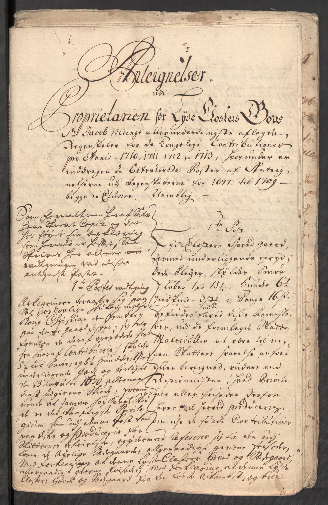 Rentekammeret inntil 1814, Reviderte regnskaper, Fogderegnskap, AV/RA-EA-4092/R50/L3160: Fogderegnskap Lyse kloster, 1710-1719, p. 177