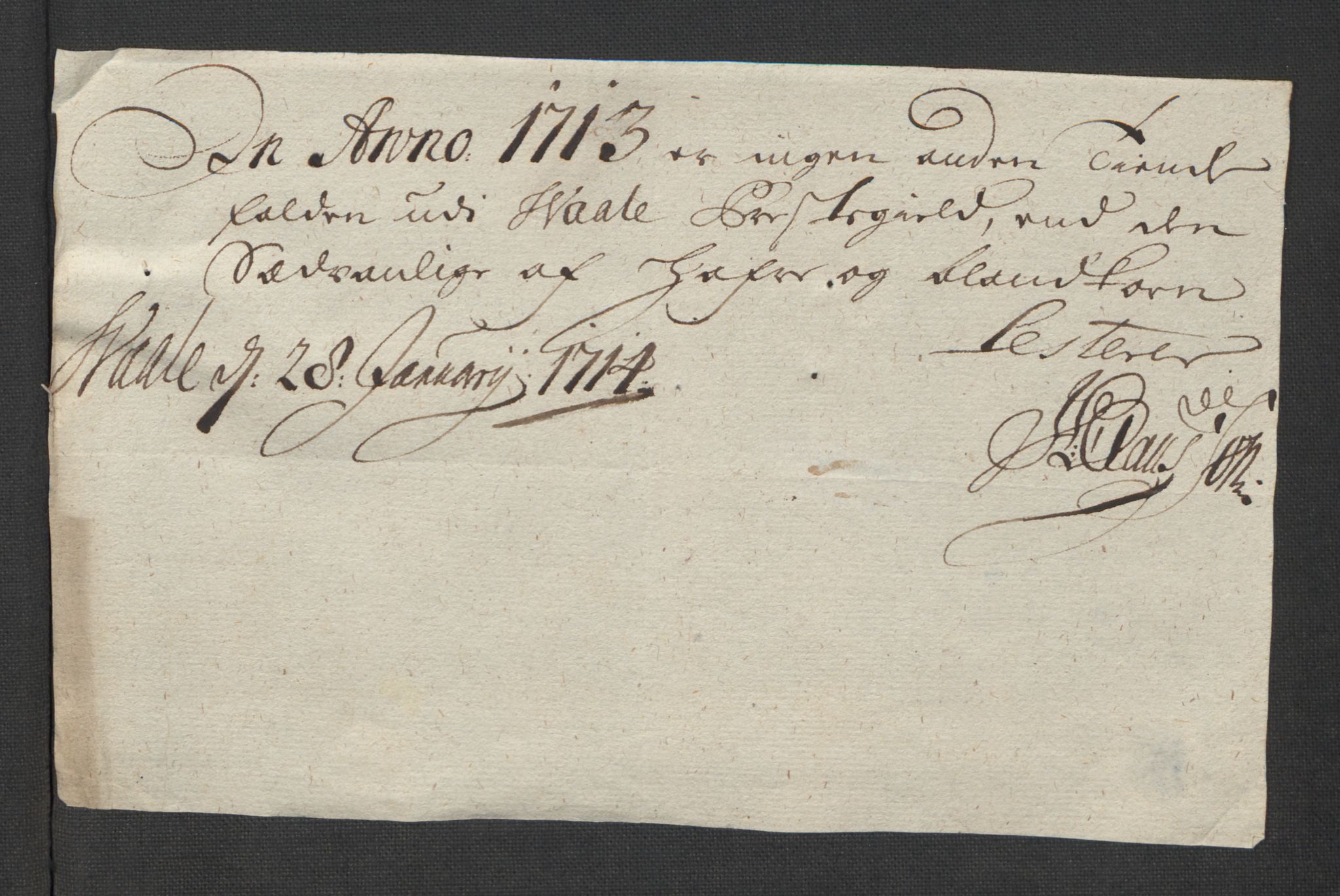 Rentekammeret inntil 1814, Reviderte regnskaper, Fogderegnskap, AV/RA-EA-4092/R32/L1878: Fogderegnskap Jarlsberg grevskap, 1713, p. 130