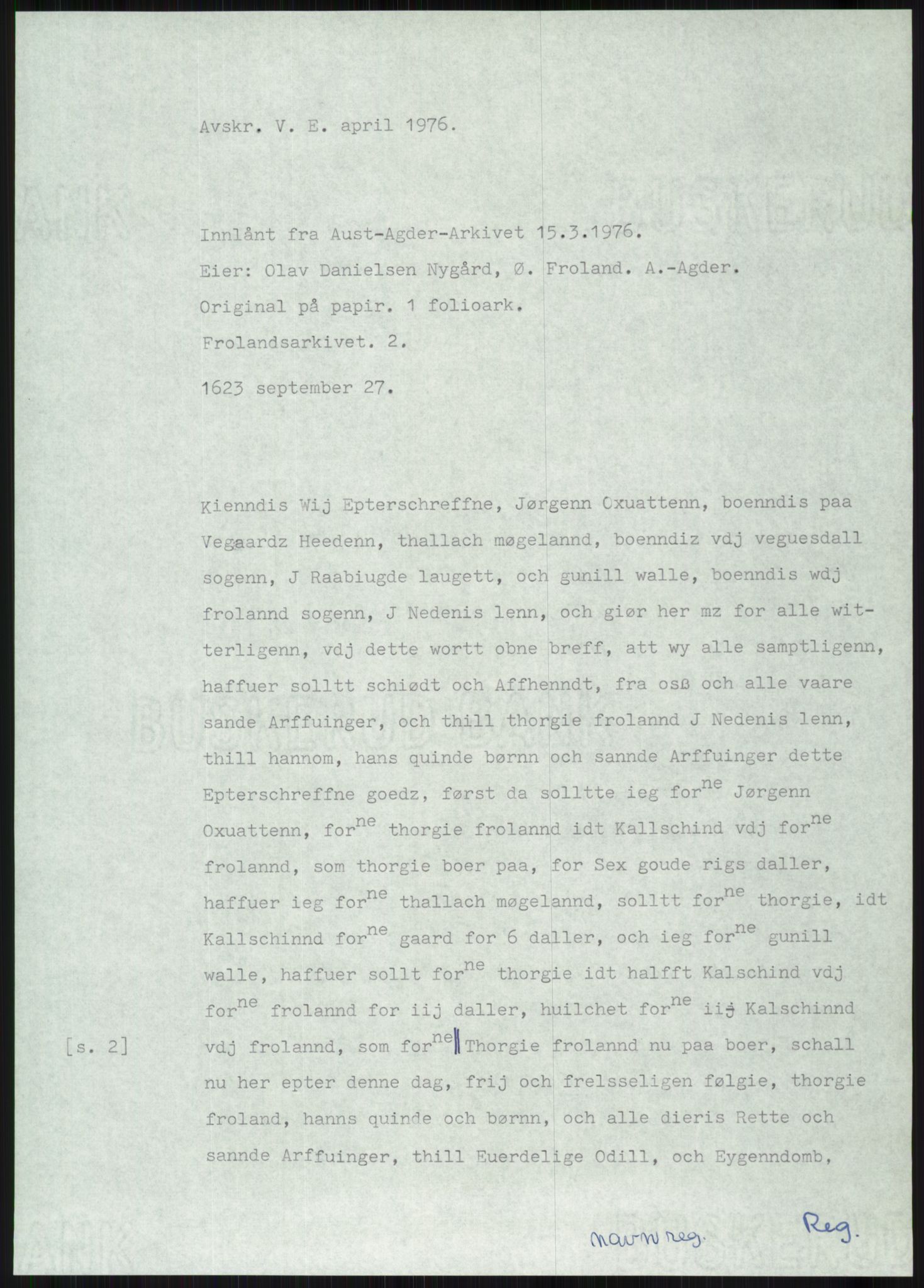 Samlinger til kildeutgivelse, Diplomavskriftsamlingen, AV/RA-EA-4053/H/Ha, p. 2150