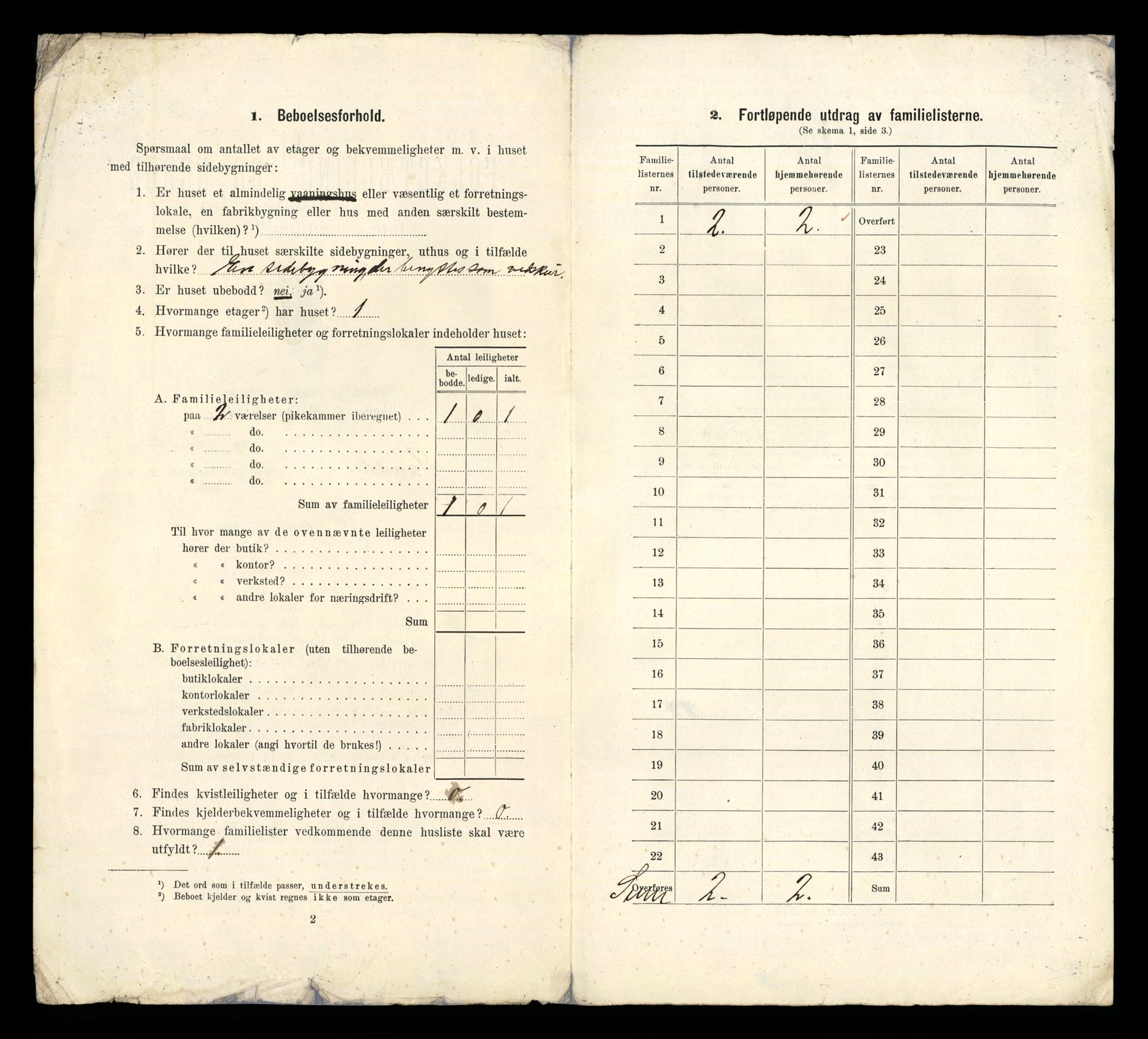 RA, 1910 census for Sandnes, 1910, p. 61