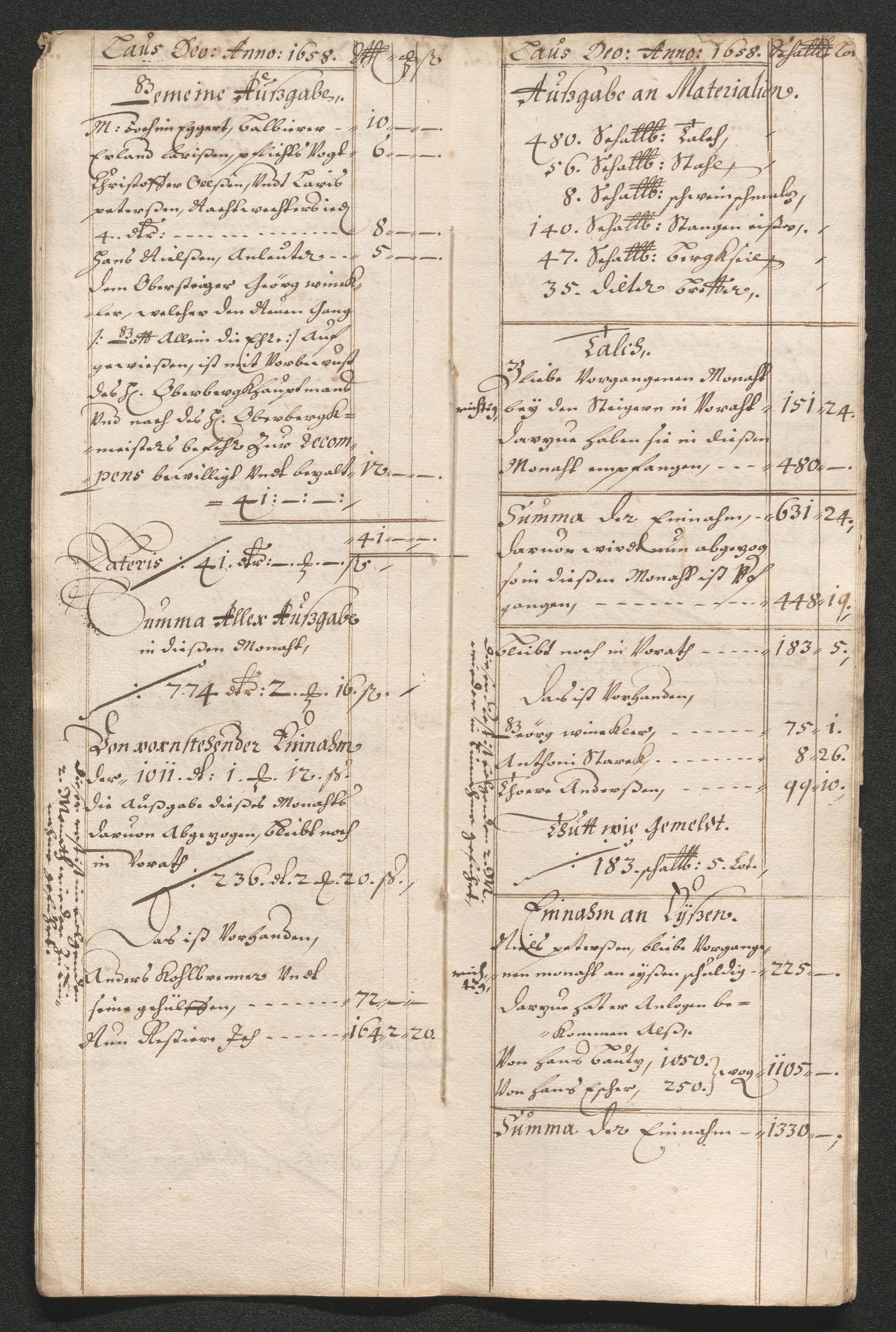 Kongsberg Sølvverk 1623-1816, AV/SAKO-EA-3135/001/D/Dc/Dcd/L0033: Utgiftsregnskap for gruver m.m. , 1658, p. 19