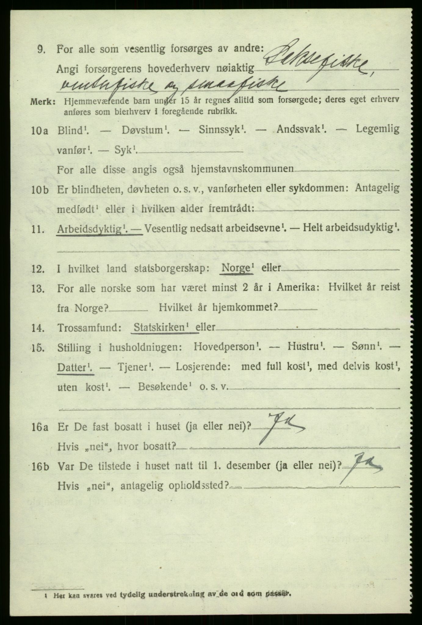 SAB, 1920 census for Solund, 1920, p. 1757