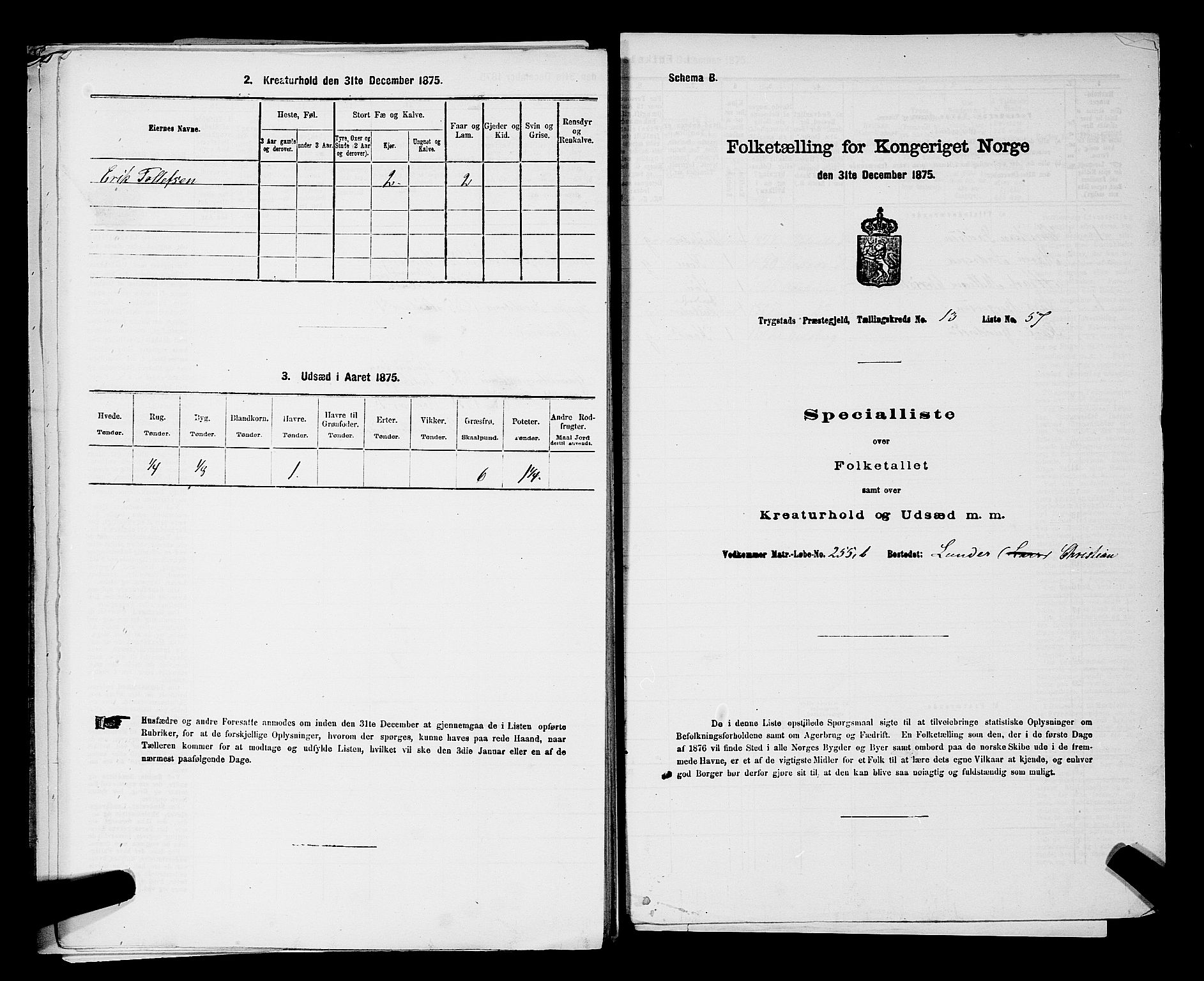 RA, 1875 census for 0122P Trøgstad, 1875, p. 1546