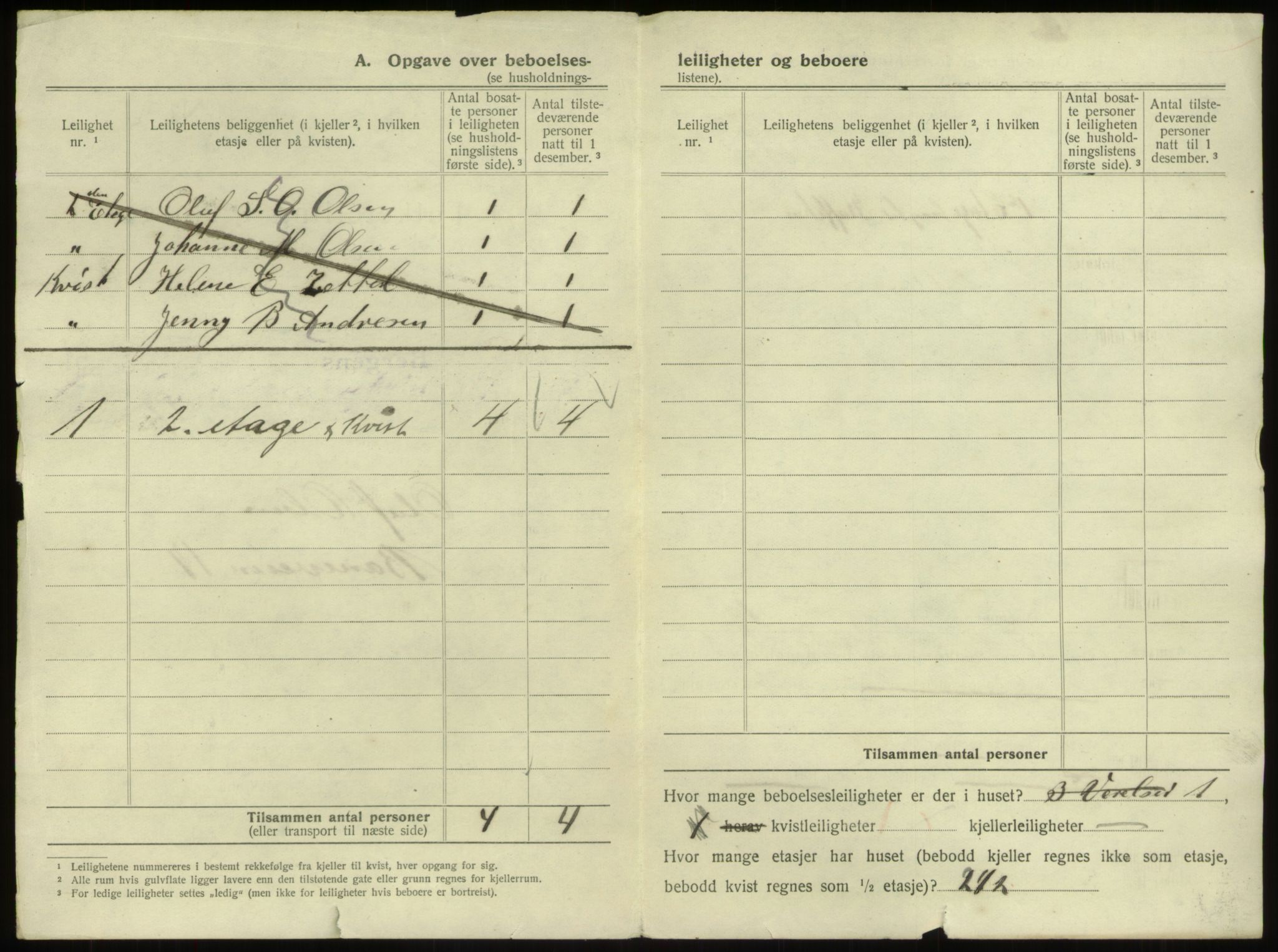 SAB, 1920 census for Bergen, 1920, p. 4691