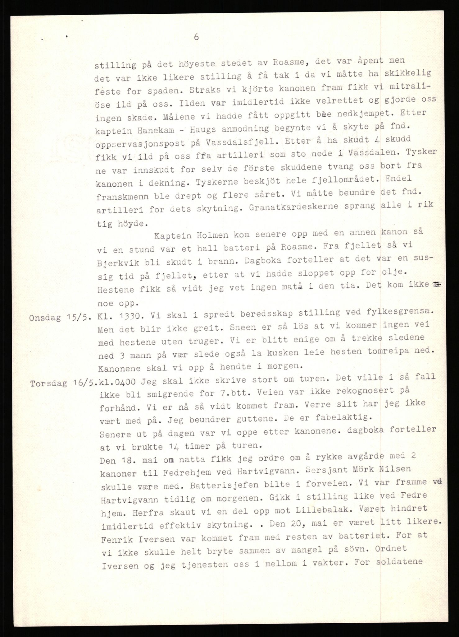 Forsvaret, Forsvarets krigshistoriske avdeling, AV/RA-RAFA-2017/Y/Yb/L0153: II-C-11-650  -  6. Divisjon: Bergartilleribataljon 3, 1940, p. 951