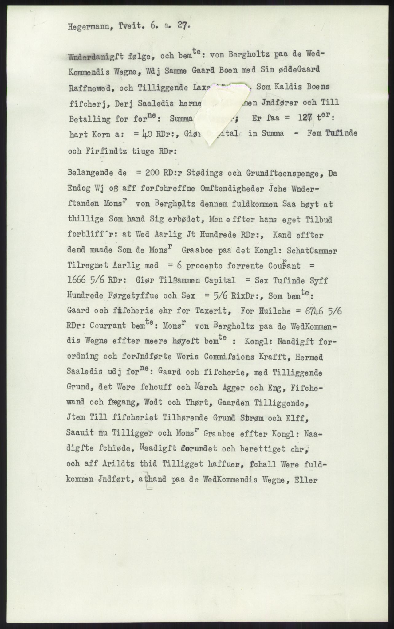 Samlinger til kildeutgivelse, Diplomavskriftsamlingen, AV/RA-EA-4053/H/Ha, p. 1407