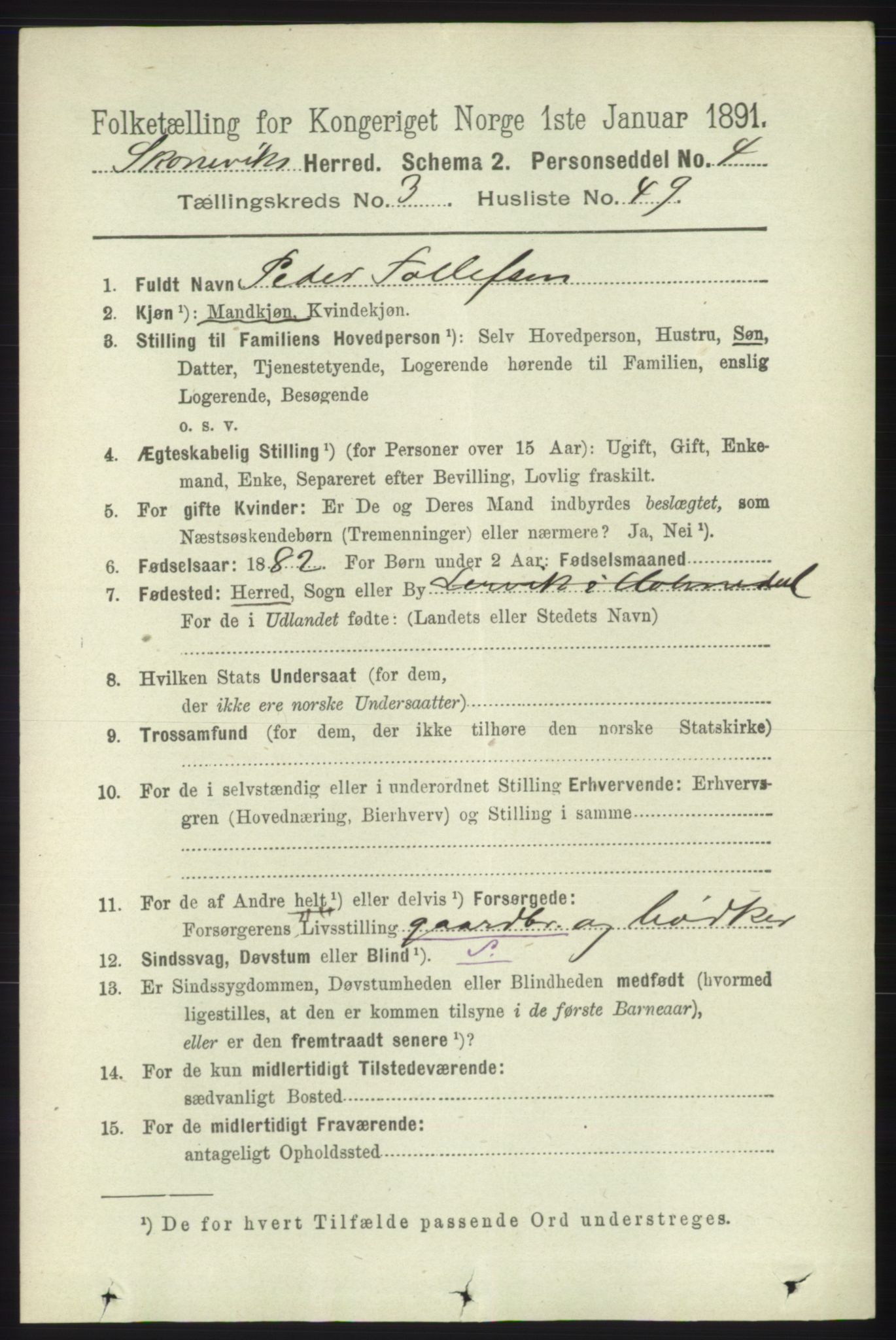 RA, 1891 census for 1212 Skånevik, 1891, p. 775