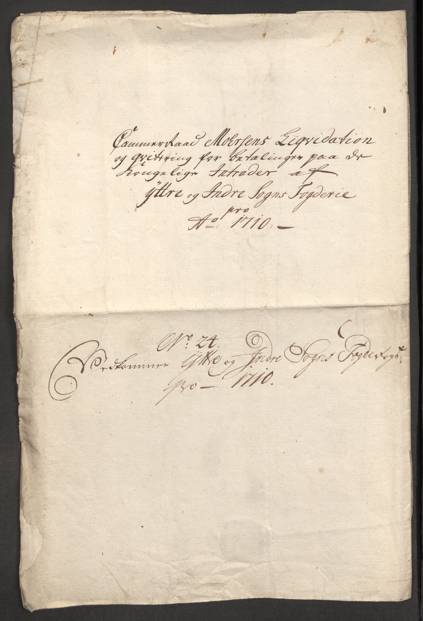 Rentekammeret inntil 1814, Reviderte regnskaper, Fogderegnskap, AV/RA-EA-4092/R52/L3316: Fogderegnskap Sogn, 1709-1710, p. 385