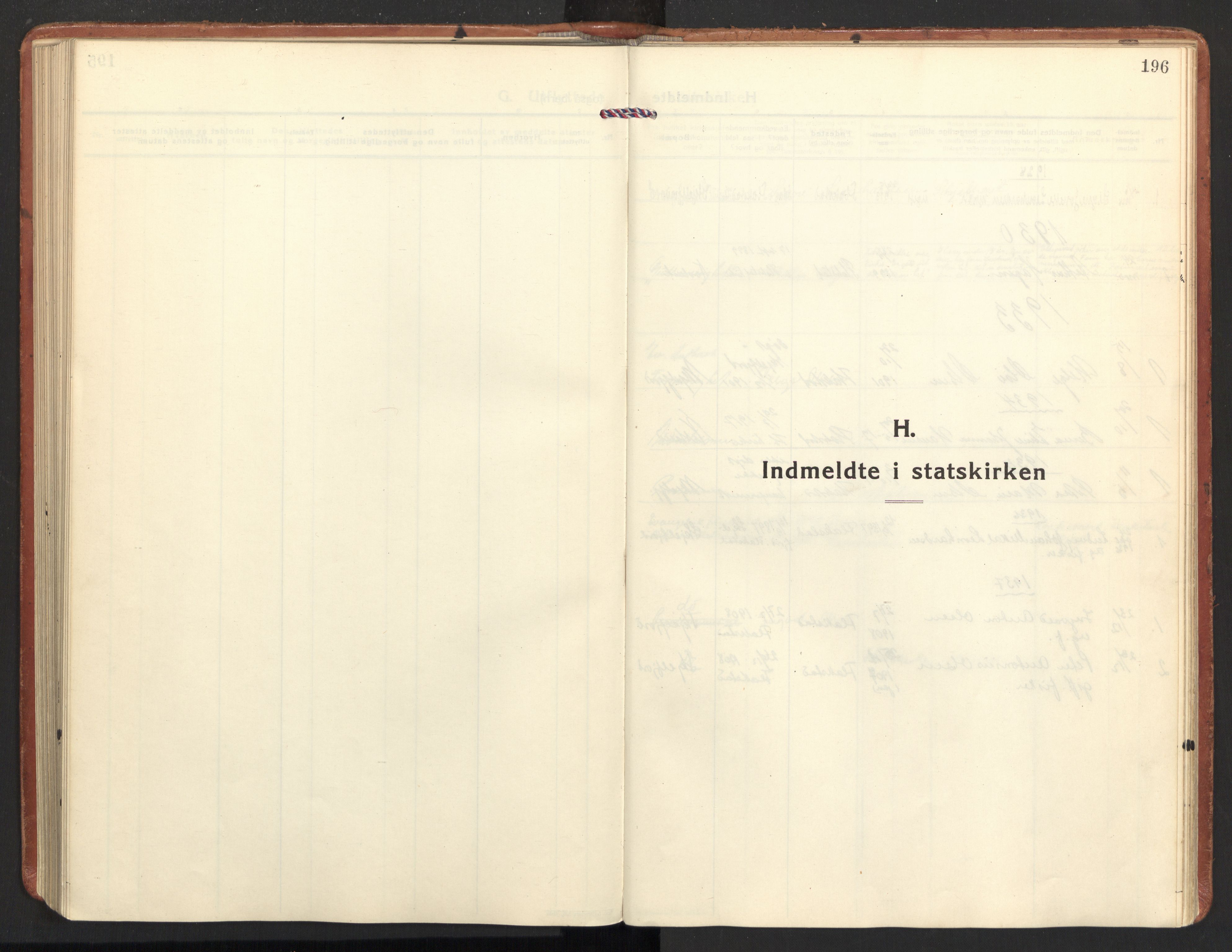 Ministerialprotokoller, klokkerbøker og fødselsregistre - Nordland, SAT/A-1459/885/L1211: Parish register (official) no. 885A11, 1927-1938, p. 196