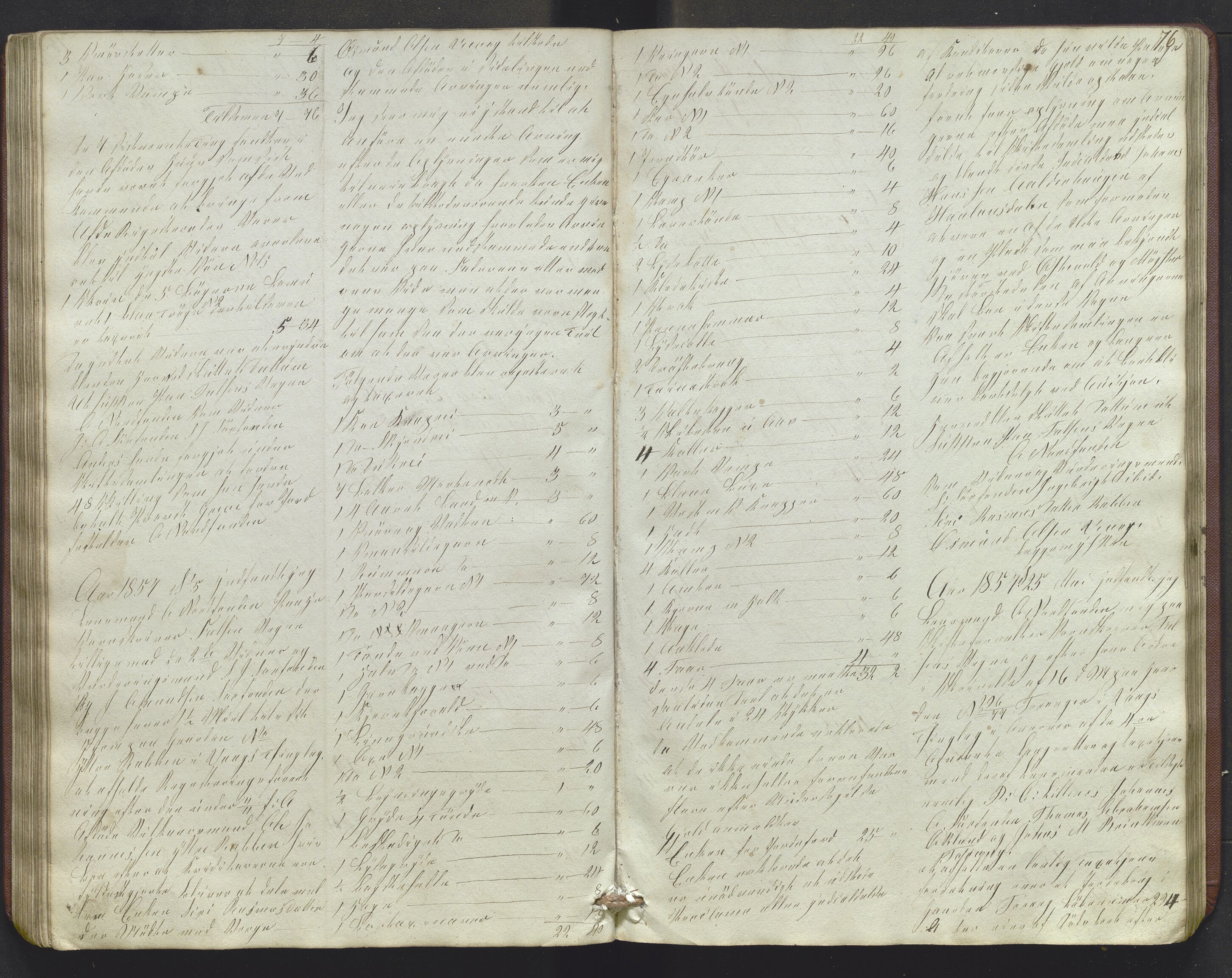 Lensmannen i Sund og Austevoll, AV/SAB-A-35201/0006/L0009: Registreringsprotokoll, 1848-1863, p. 75b-76a