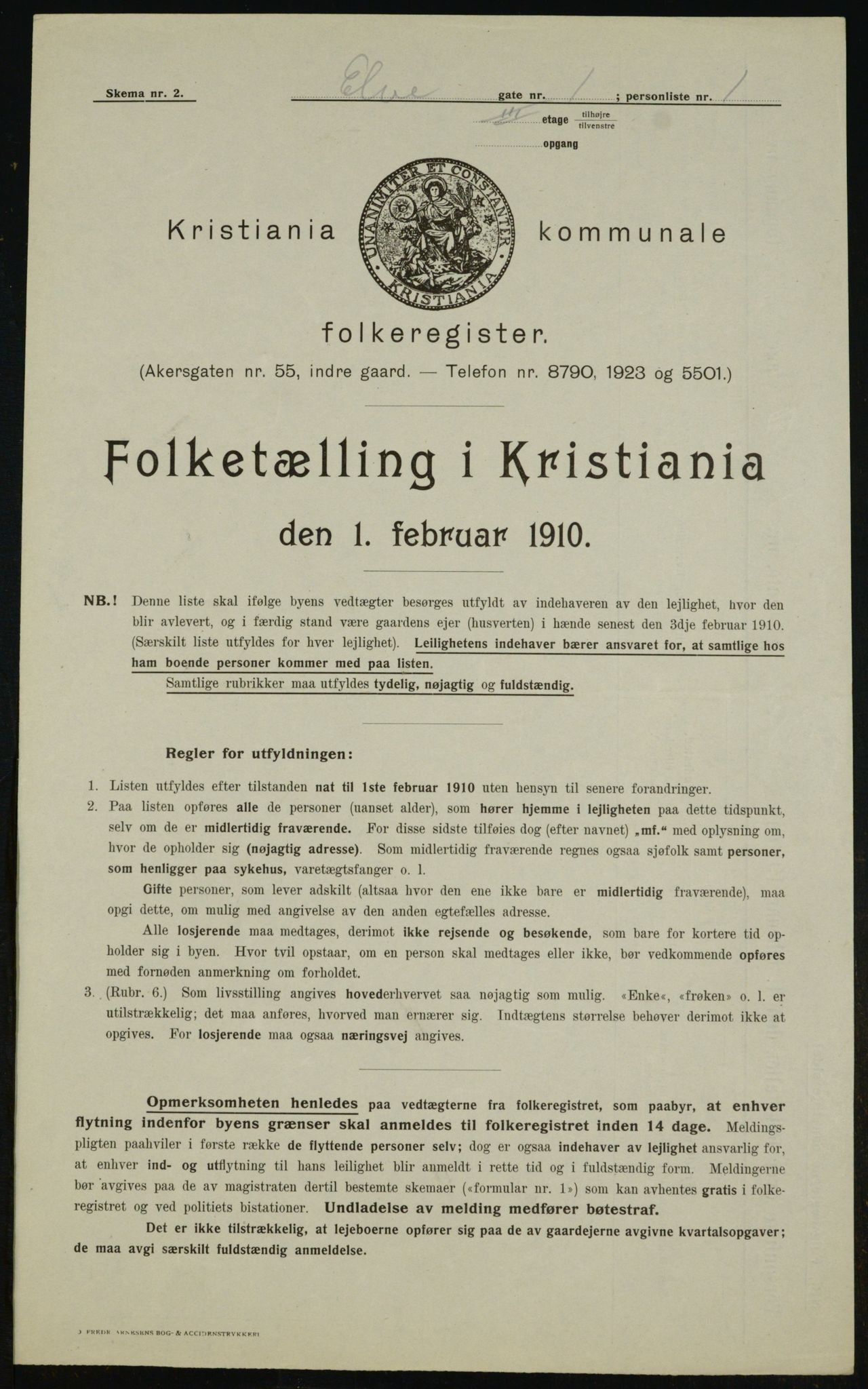 OBA, Municipal Census 1910 for Kristiania, 1910, p. 19099