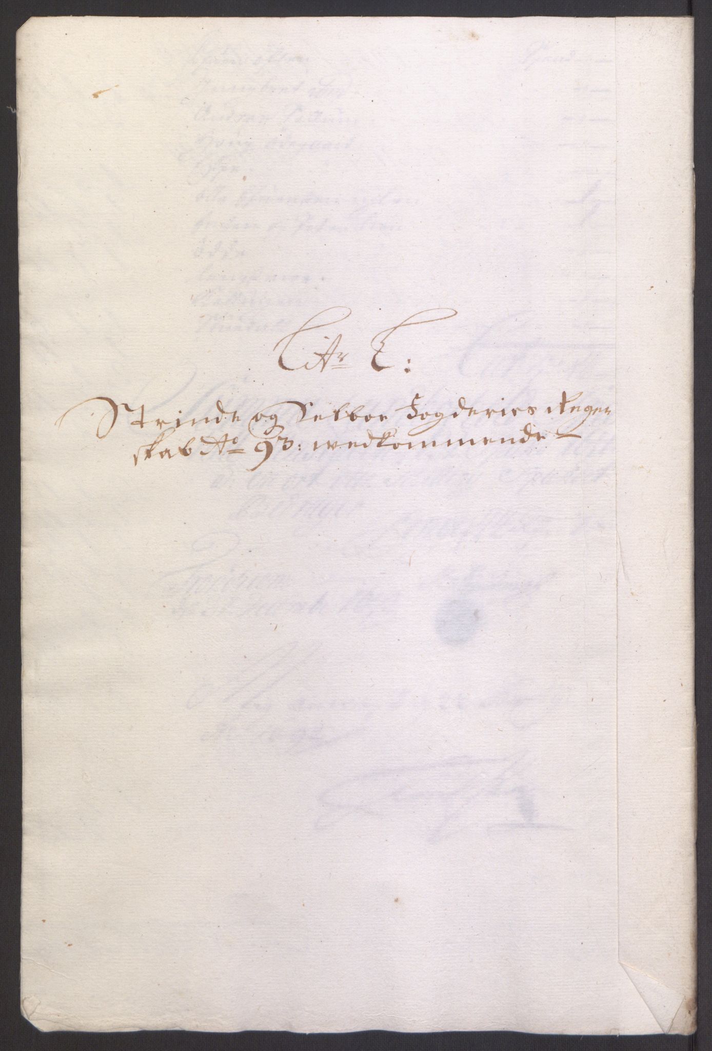 Rentekammeret inntil 1814, Reviderte regnskaper, Fogderegnskap, RA/EA-4092/R61/L4104: Fogderegnskap Strinda og Selbu, 1693-1694, p. 127