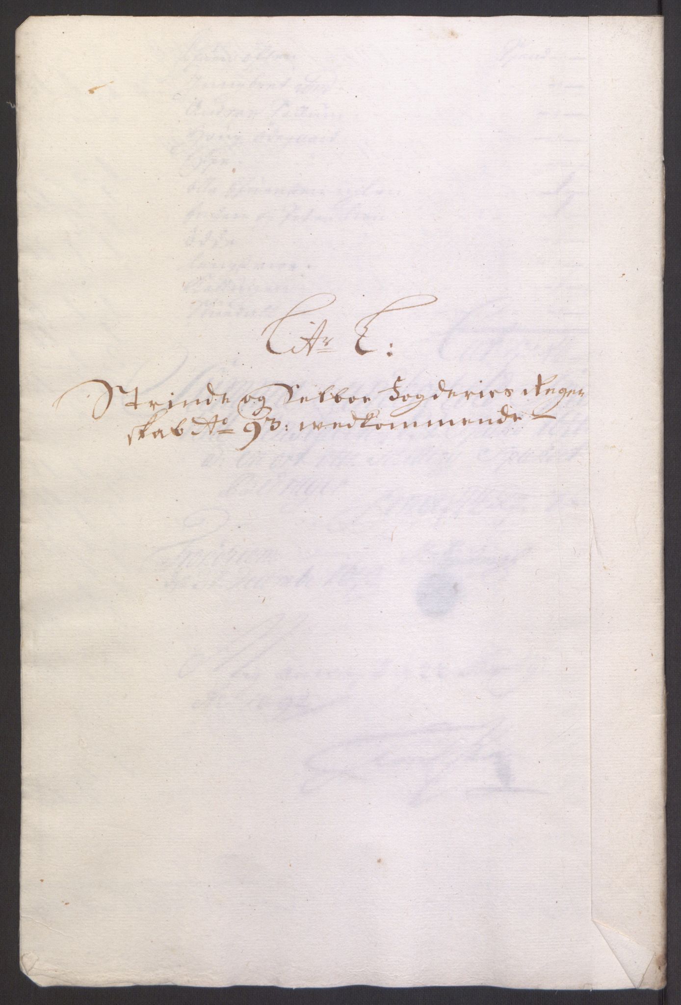 Rentekammeret inntil 1814, Reviderte regnskaper, Fogderegnskap, AV/RA-EA-4092/R61/L4104: Fogderegnskap Strinda og Selbu, 1693-1694, p. 127