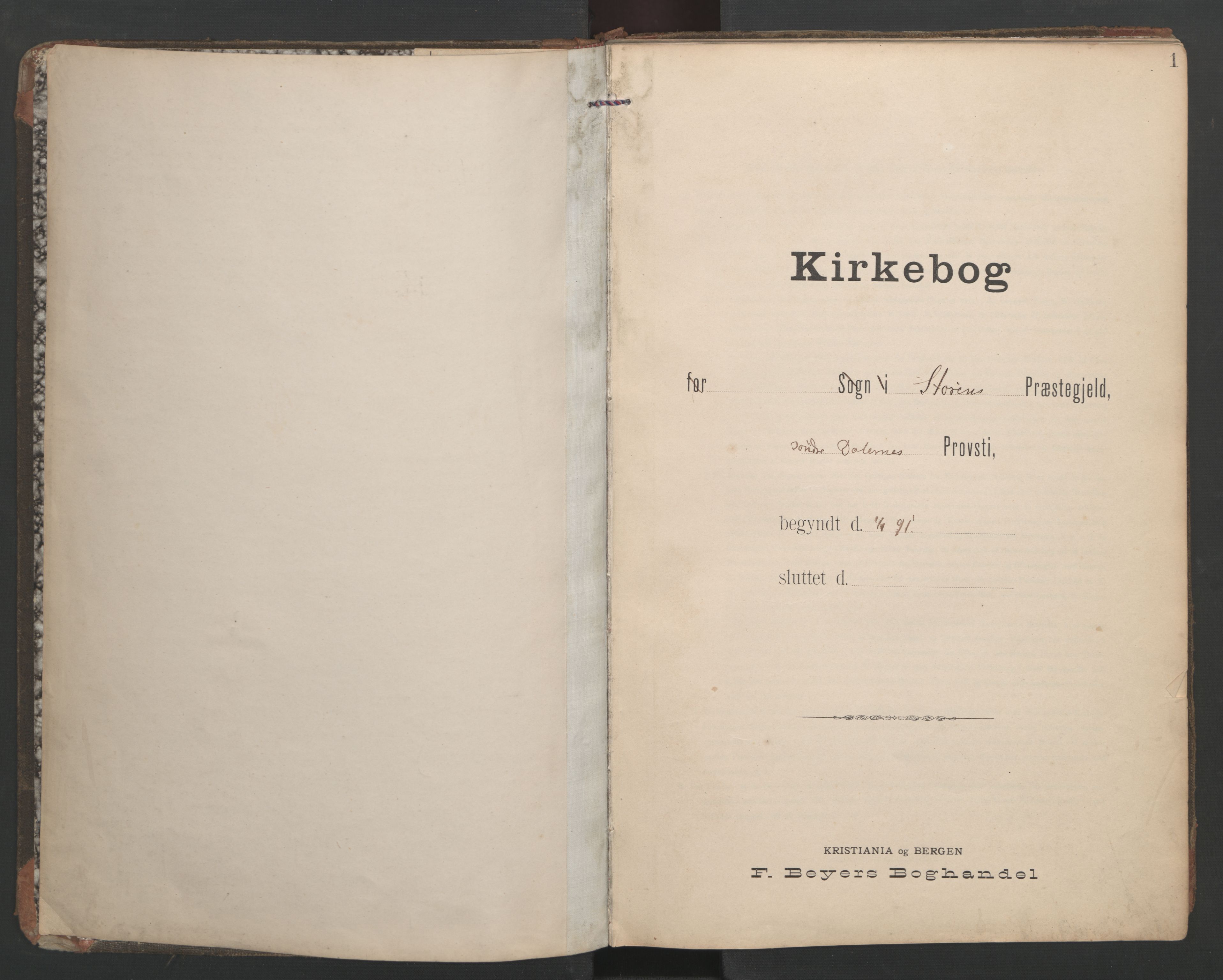 Ministerialprotokoller, klokkerbøker og fødselsregistre - Sør-Trøndelag, SAT/A-1456/687/L1005: Diary records no. 687A11, 1891-1912, p. 1