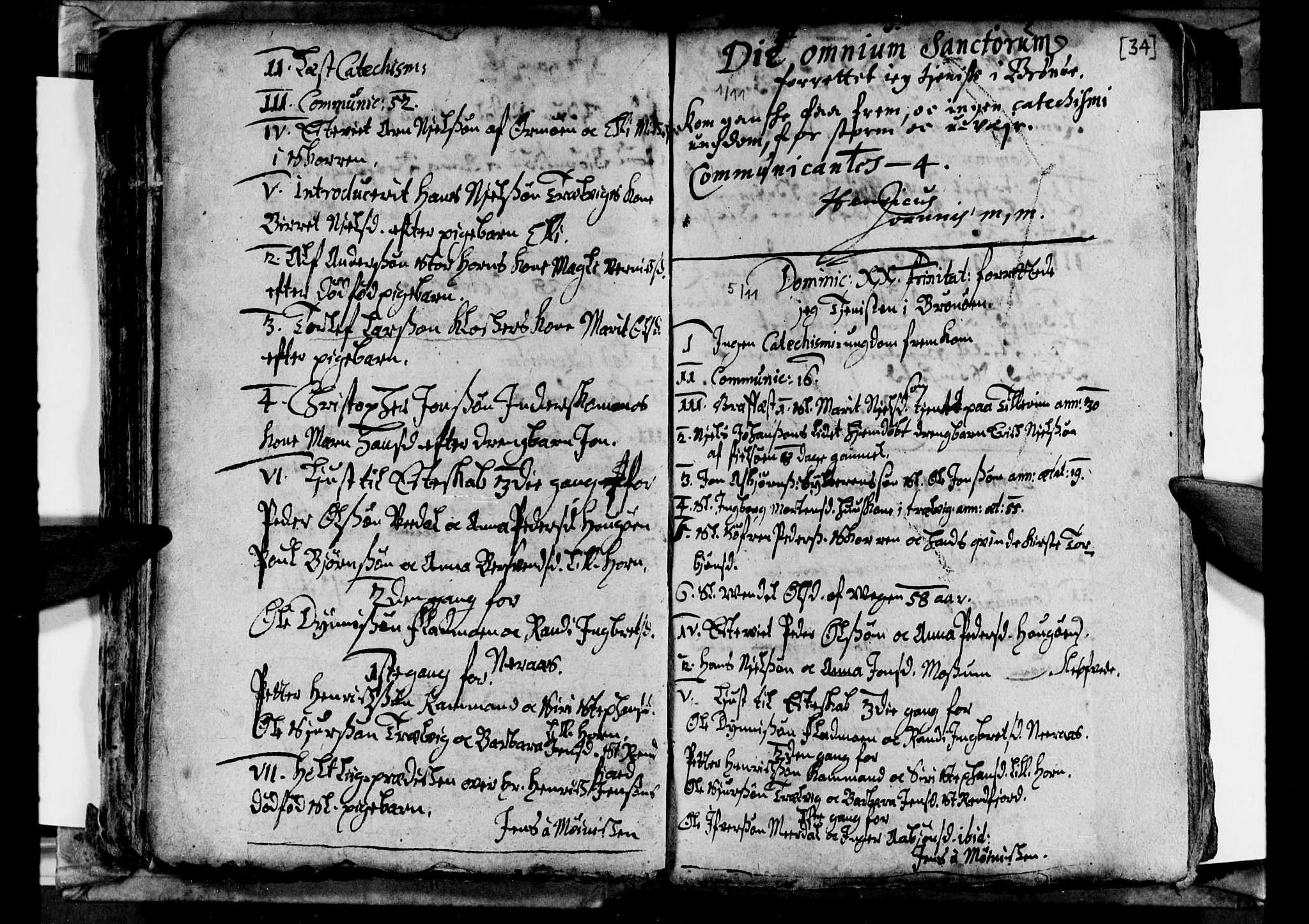 Ministerialprotokoller, klokkerbøker og fødselsregistre - Nordland, SAT/A-1459/813/L0191: Parish register (official) no. 813A01, 1669-1677, p. 34