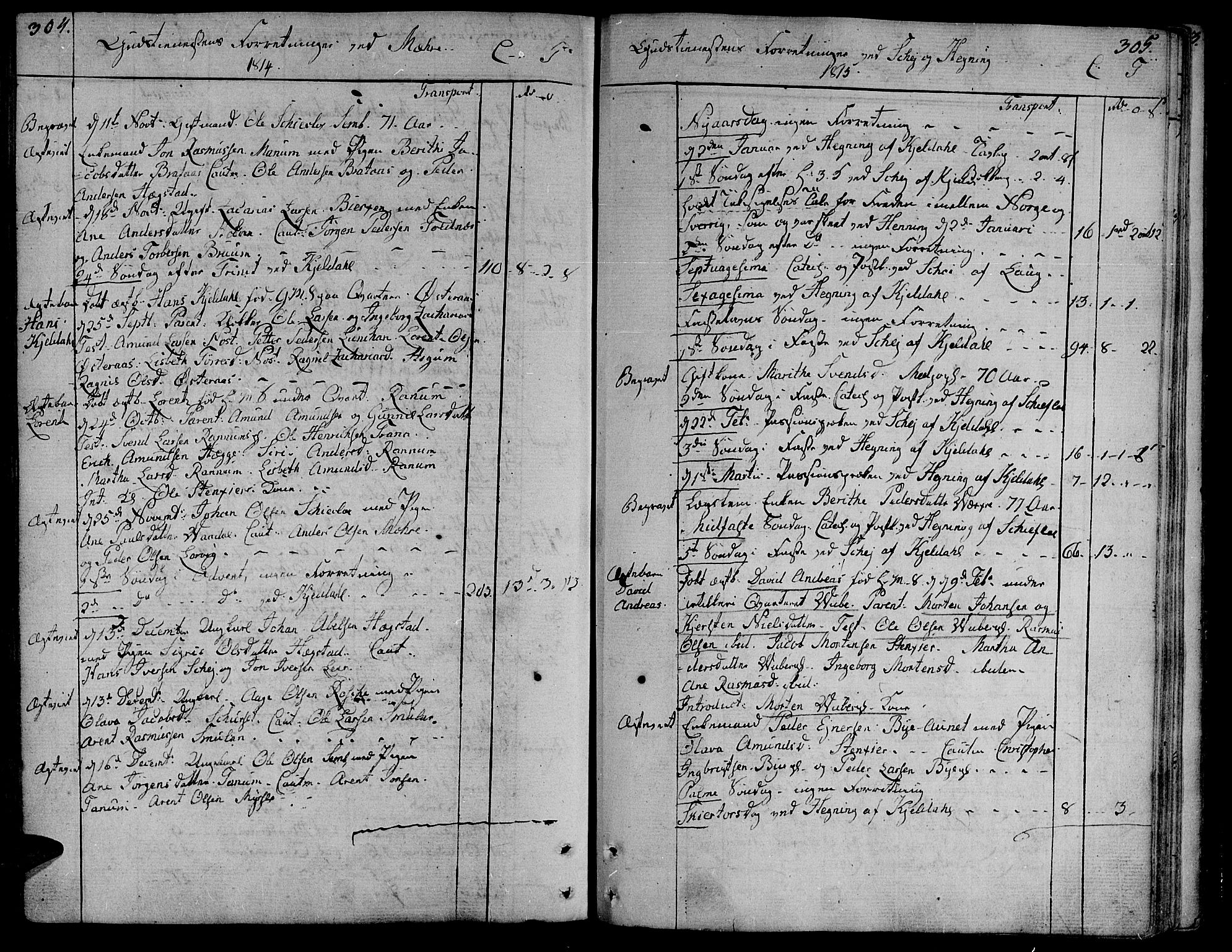 Ministerialprotokoller, klokkerbøker og fødselsregistre - Nord-Trøndelag, SAT/A-1458/735/L0332: Parish register (official) no. 735A03, 1795-1816, p. 304-305