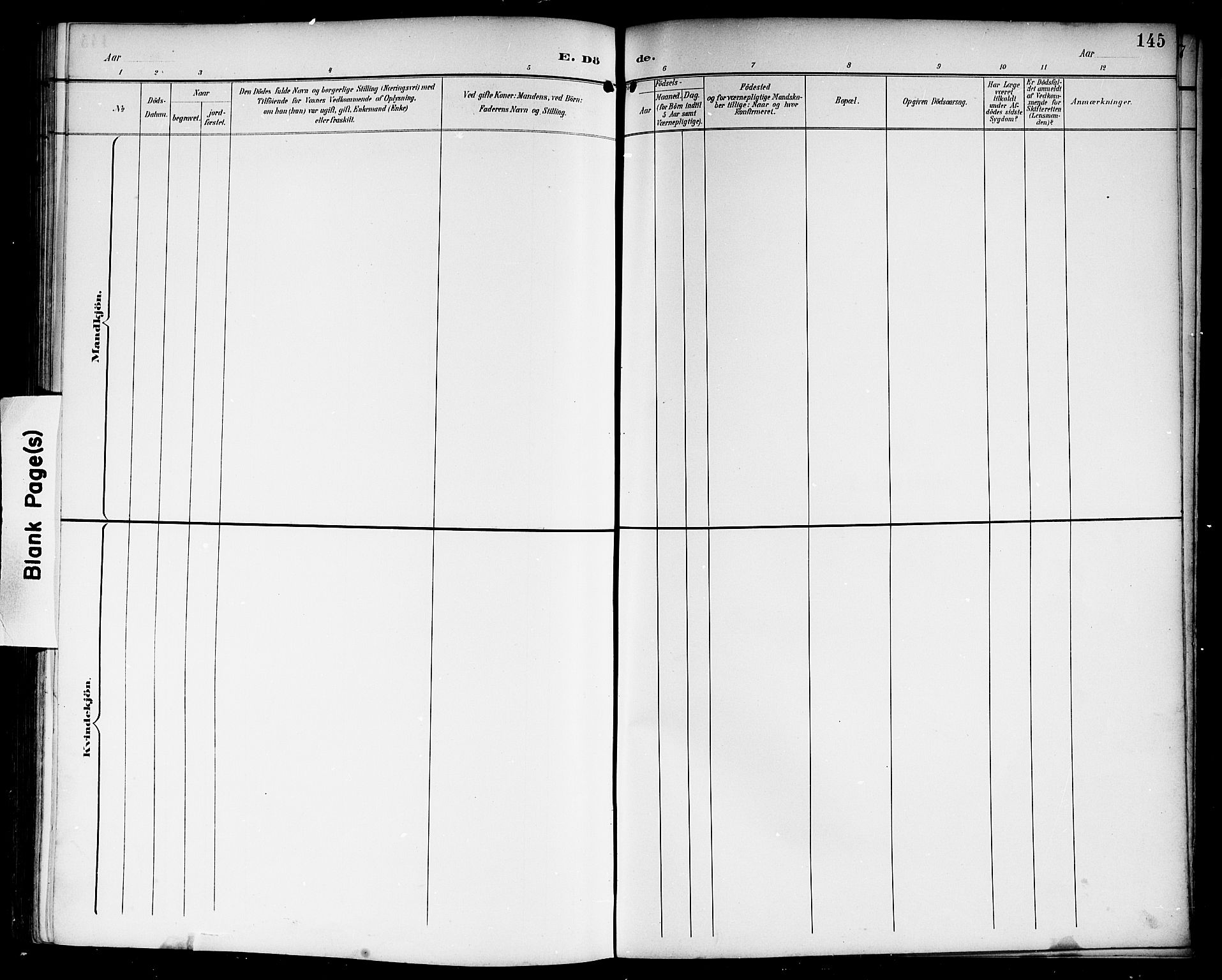 Lardal kirkebøker, AV/SAKO-A-350/G/Gc/L0002: Parish register (copy) no. III 2, 1894-1918, p. 145