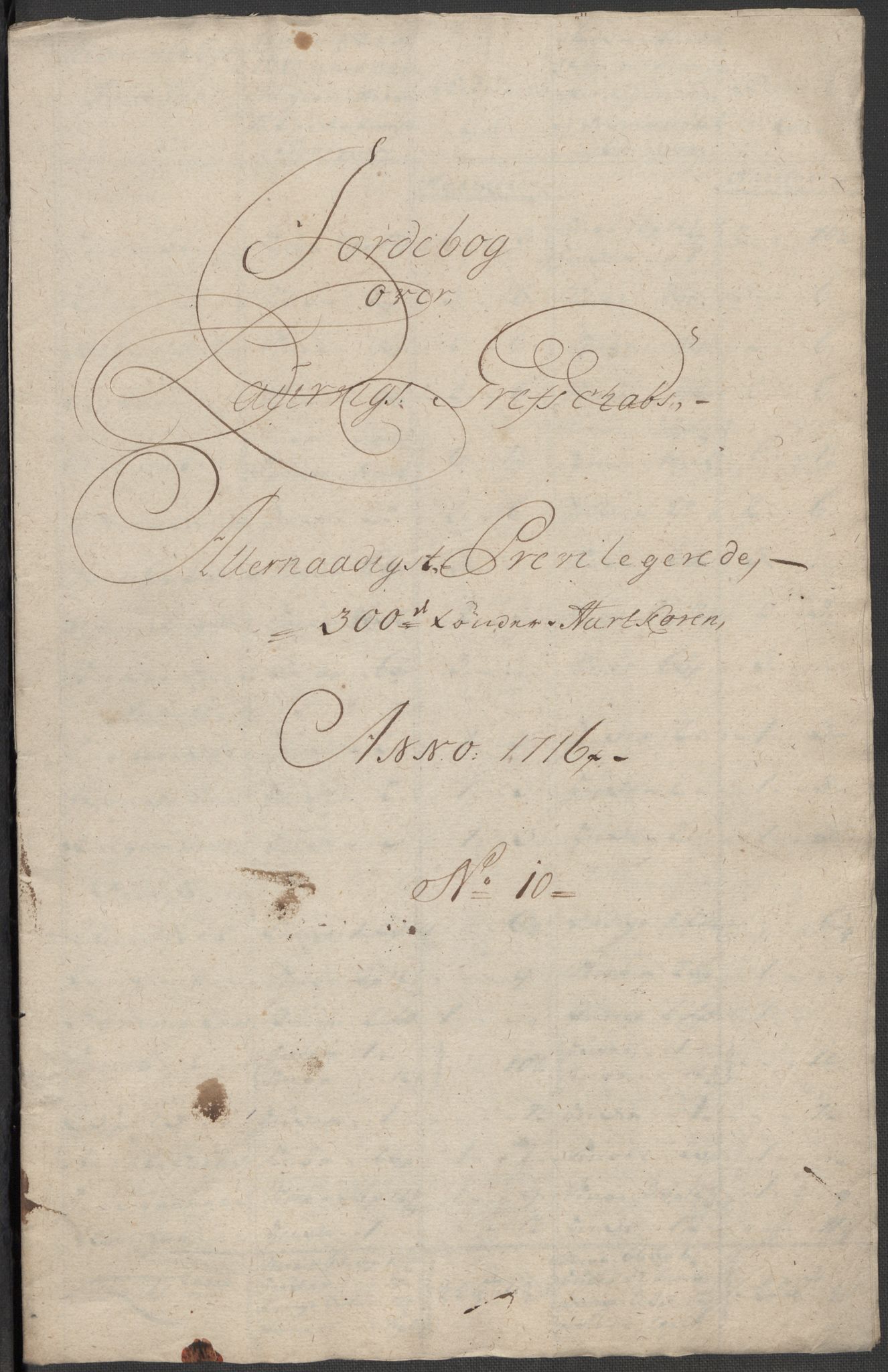 Rentekammeret inntil 1814, Reviderte regnskaper, Fogderegnskap, AV/RA-EA-4092/R33/L1987: Fogderegnskap Larvik grevskap, 1716-1717, p. 237