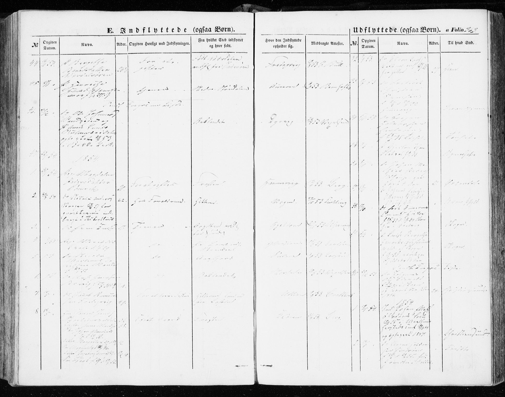 Ministerialprotokoller, klokkerbøker og fødselsregistre - Sør-Trøndelag, SAT/A-1456/634/L0530: Parish register (official) no. 634A06, 1852-1860, p. 363