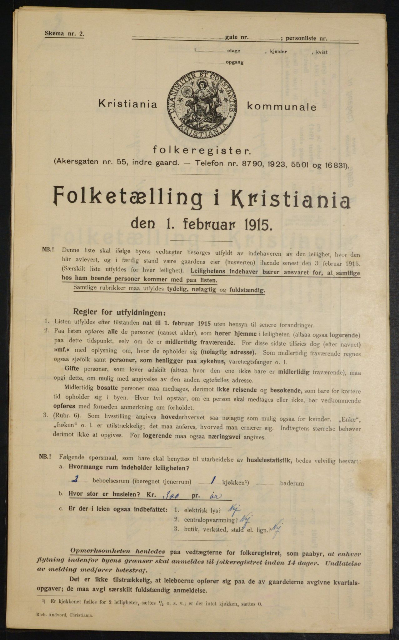 OBA, Municipal Census 1915 for Kristiania, 1915, p. 97826