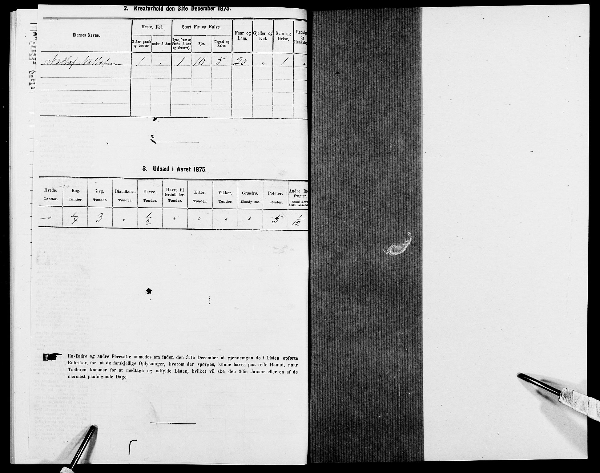 SAK, 1875 census for 0933P Herefoss, 1875, p. 679