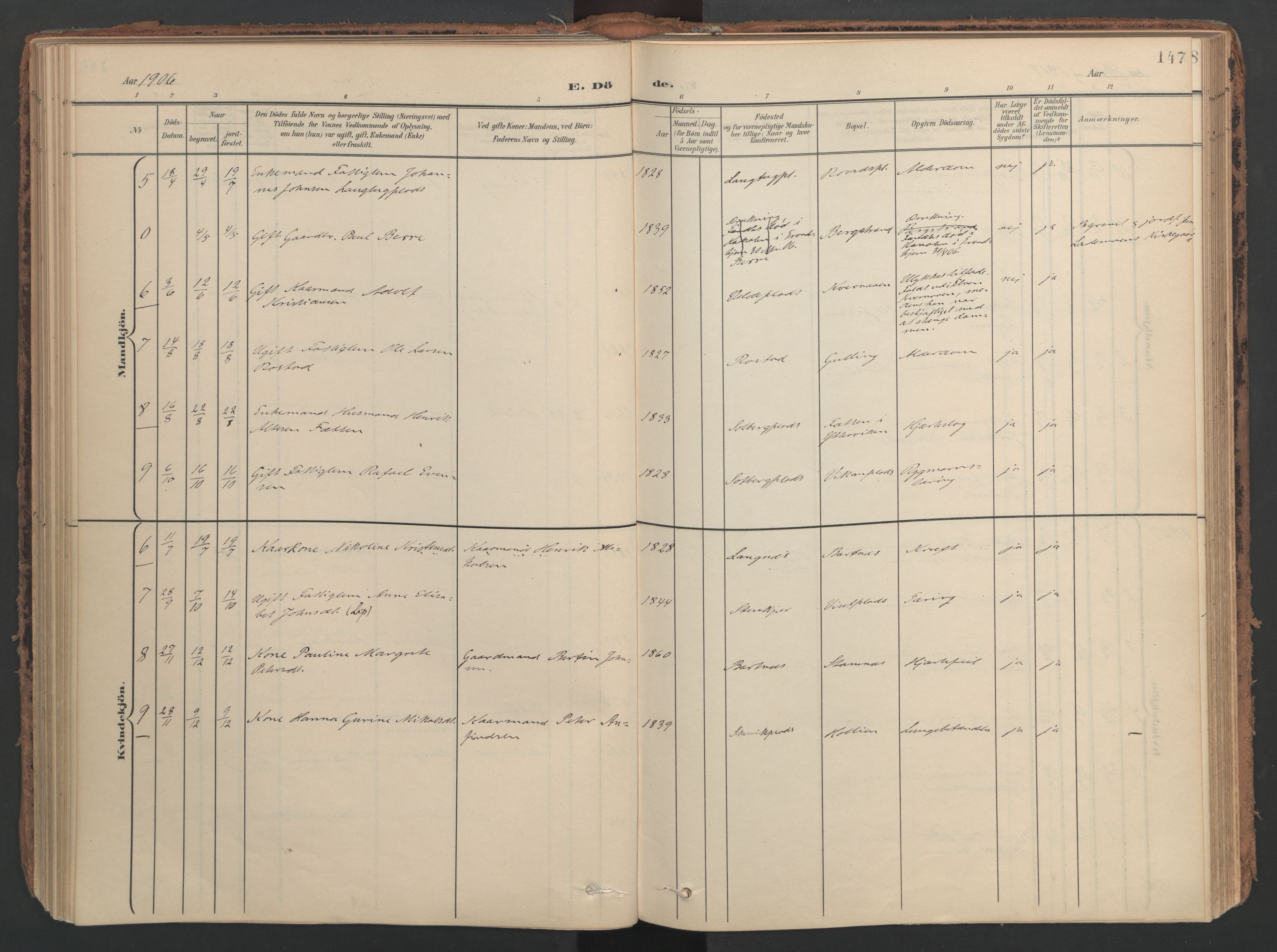 Ministerialprotokoller, klokkerbøker og fødselsregistre - Nord-Trøndelag, AV/SAT-A-1458/741/L0397: Parish register (official) no. 741A11, 1901-1911, p. 147