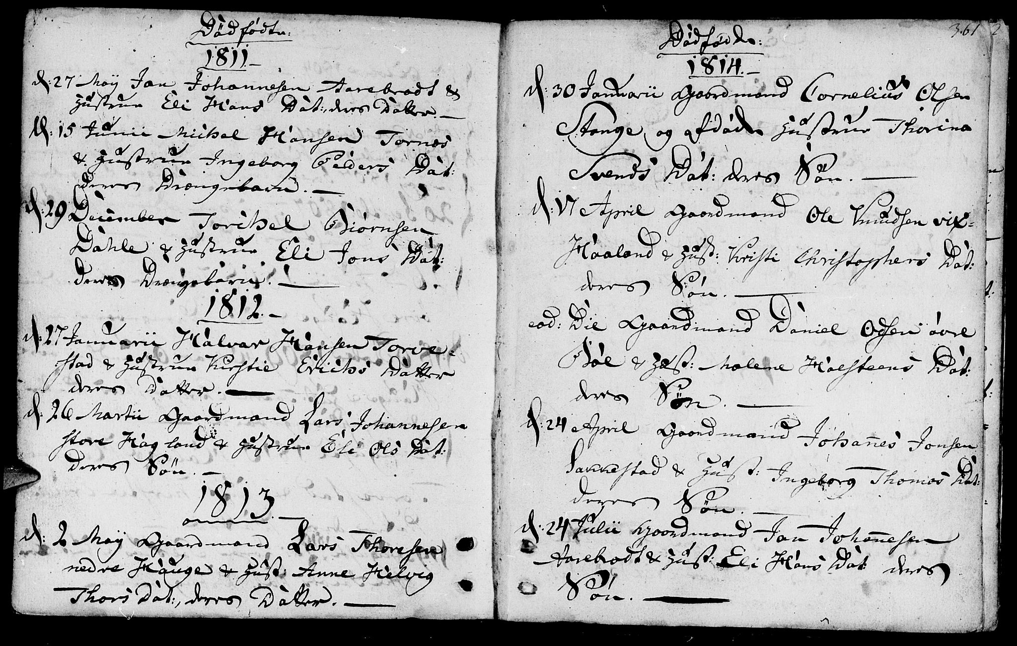 Torvastad sokneprestkontor, SAST/A -101857/H/Ha/Haa/L0002: Parish register (official) no. A 2, 1801-1817, p. 361