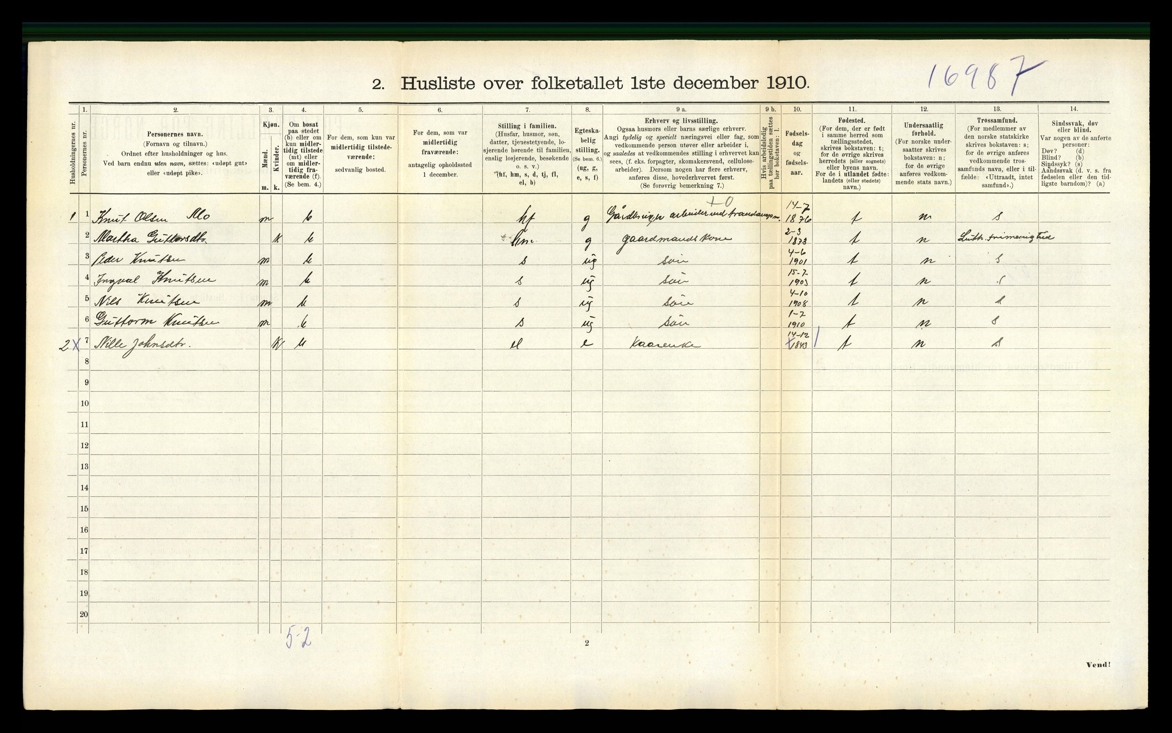 RA, 1910 census for Ørsta, 1910, p. 429