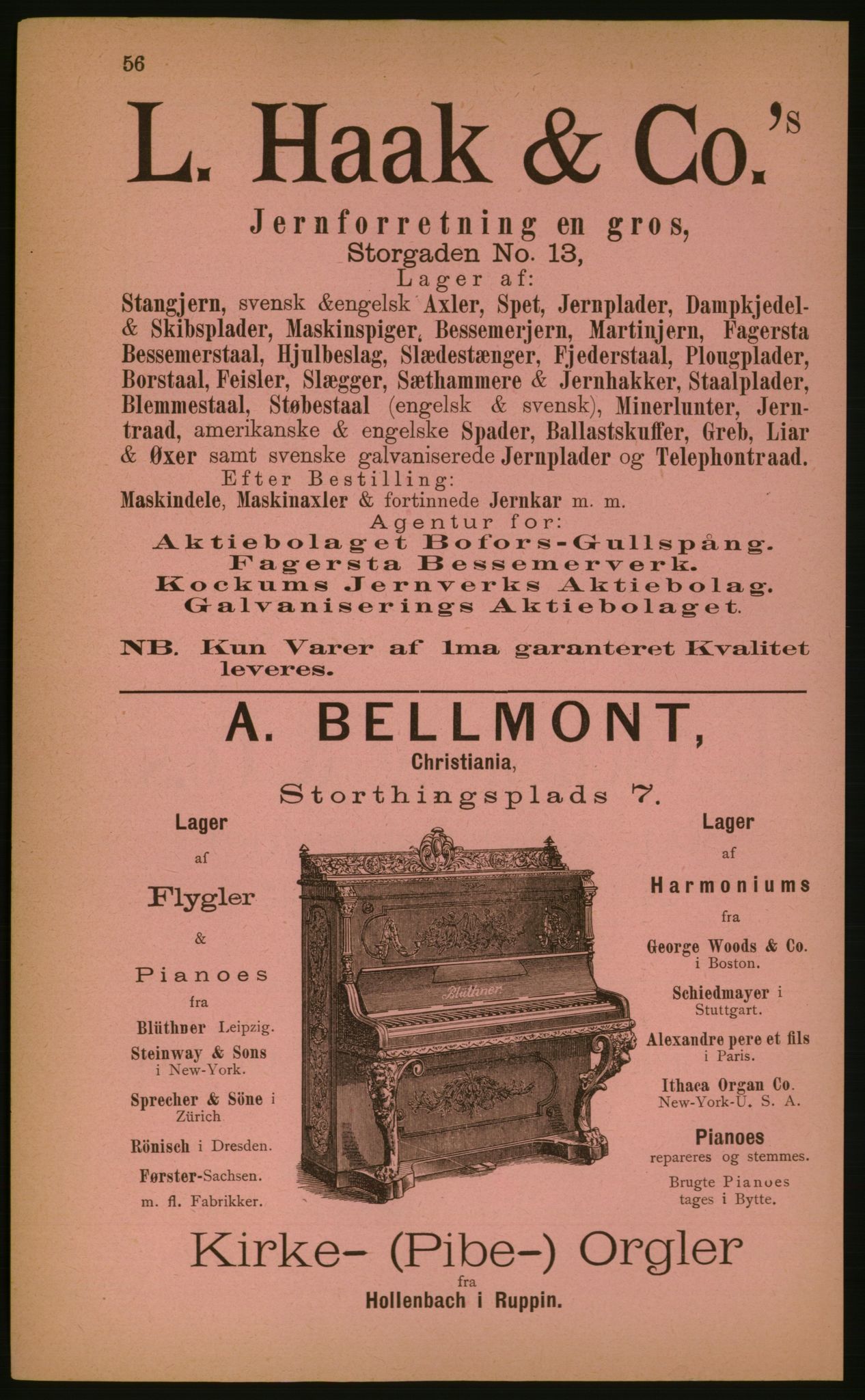 Kristiania/Oslo adressebok, PUBL/-, 1884, p. 56