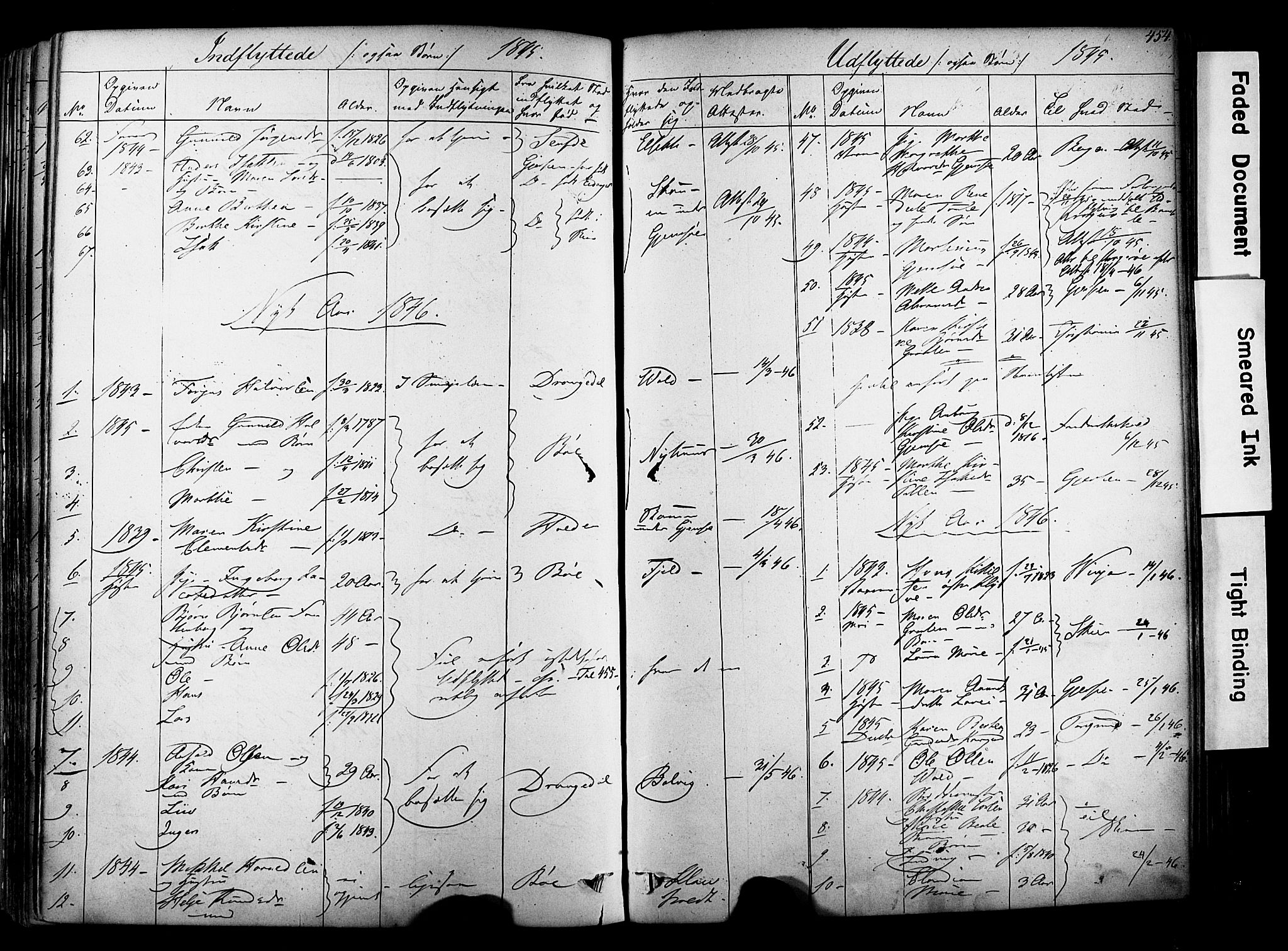 Solum kirkebøker, SAKO/A-306/F/Fa/L0006: Parish register (official) no. I 6, 1844-1855, p. 454