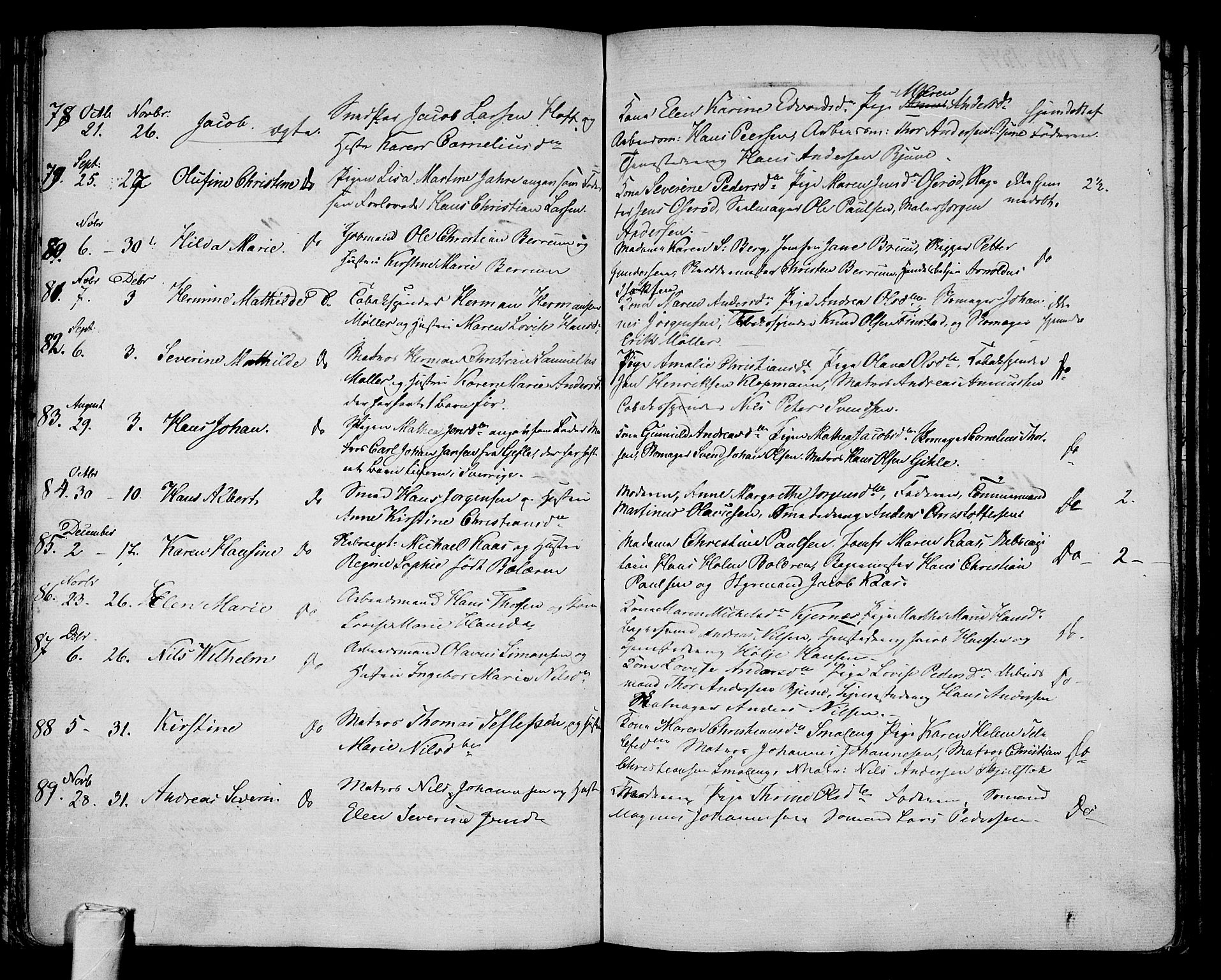 Tønsberg kirkebøker, AV/SAKO-A-330/G/Ga/L0002: Parish register (copy) no. 2, 1827-1854