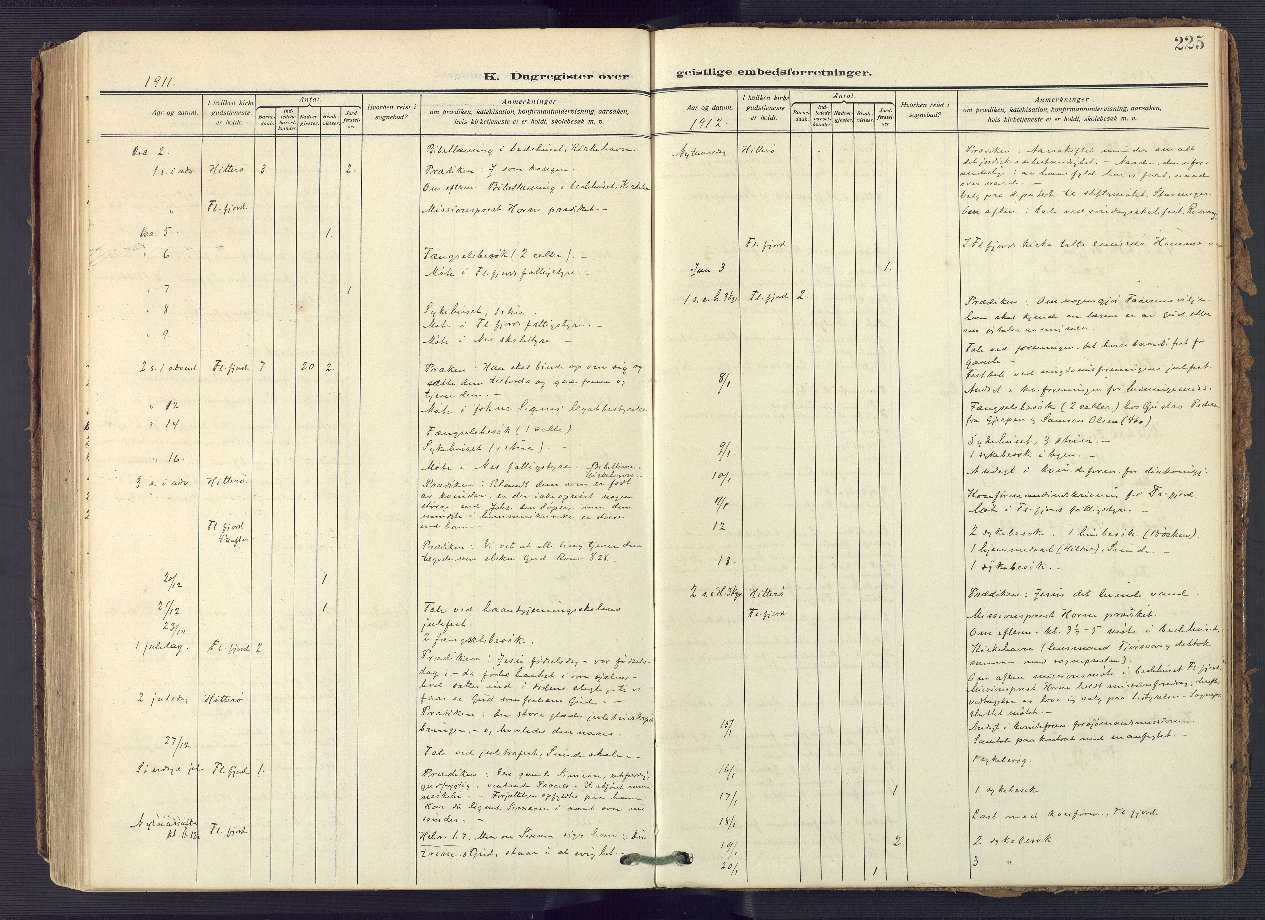 Flekkefjord sokneprestkontor, AV/SAK-1111-0012/F/Fa/Fac/L0010: Parish register (official) no. A 10, 1910-1927, p. 225