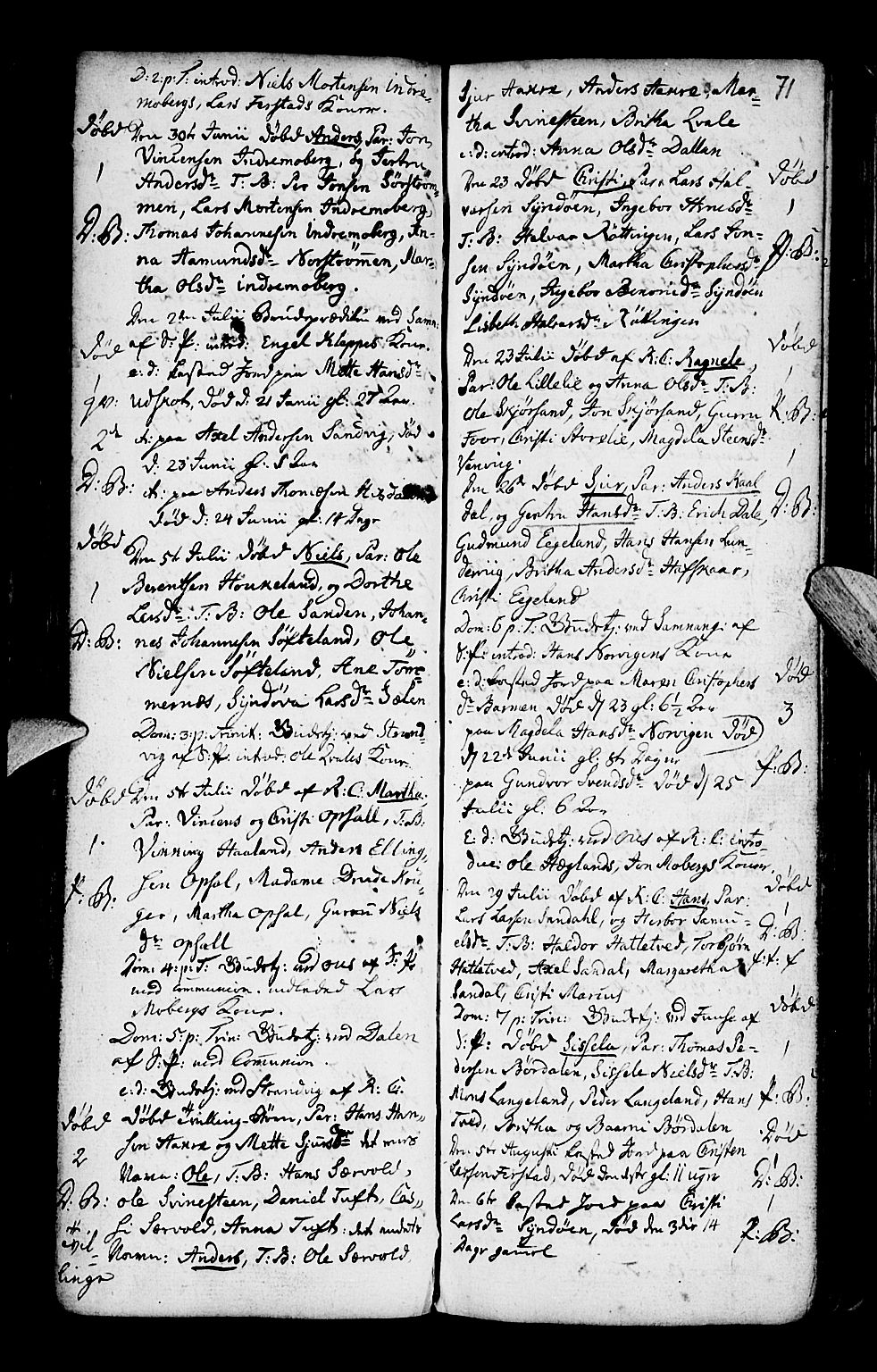 Os sokneprestembete, SAB/A-99929: Parish register (official) no. A 10, 1779-1788, p. 73