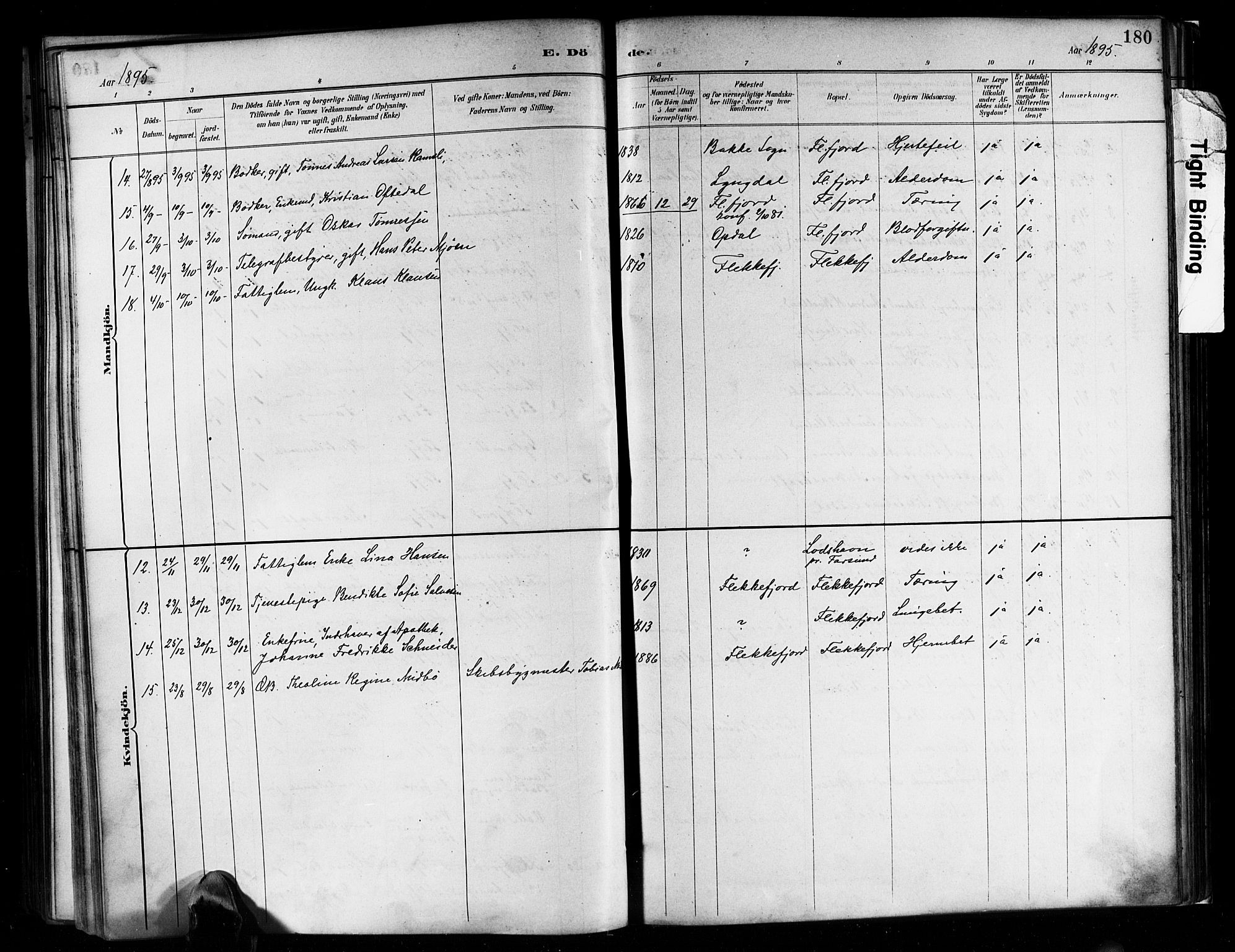 Flekkefjord sokneprestkontor, AV/SAK-1111-0012/F/Fa/Faa/L0001: Parish register (official) no. A 1, 1885-1900, p. 180